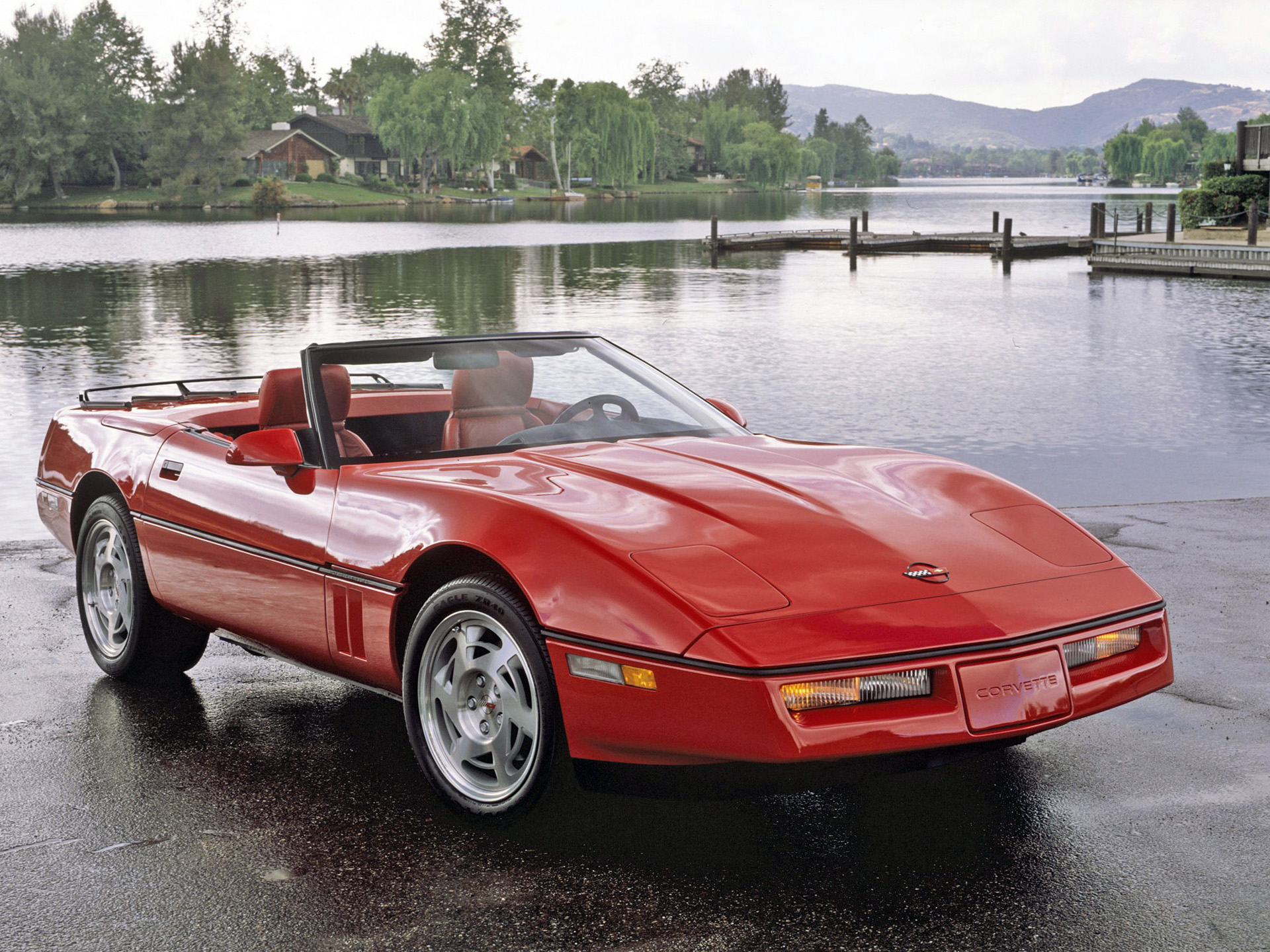 Chevrolet Corvette C4 Convertible HD Wallpaper