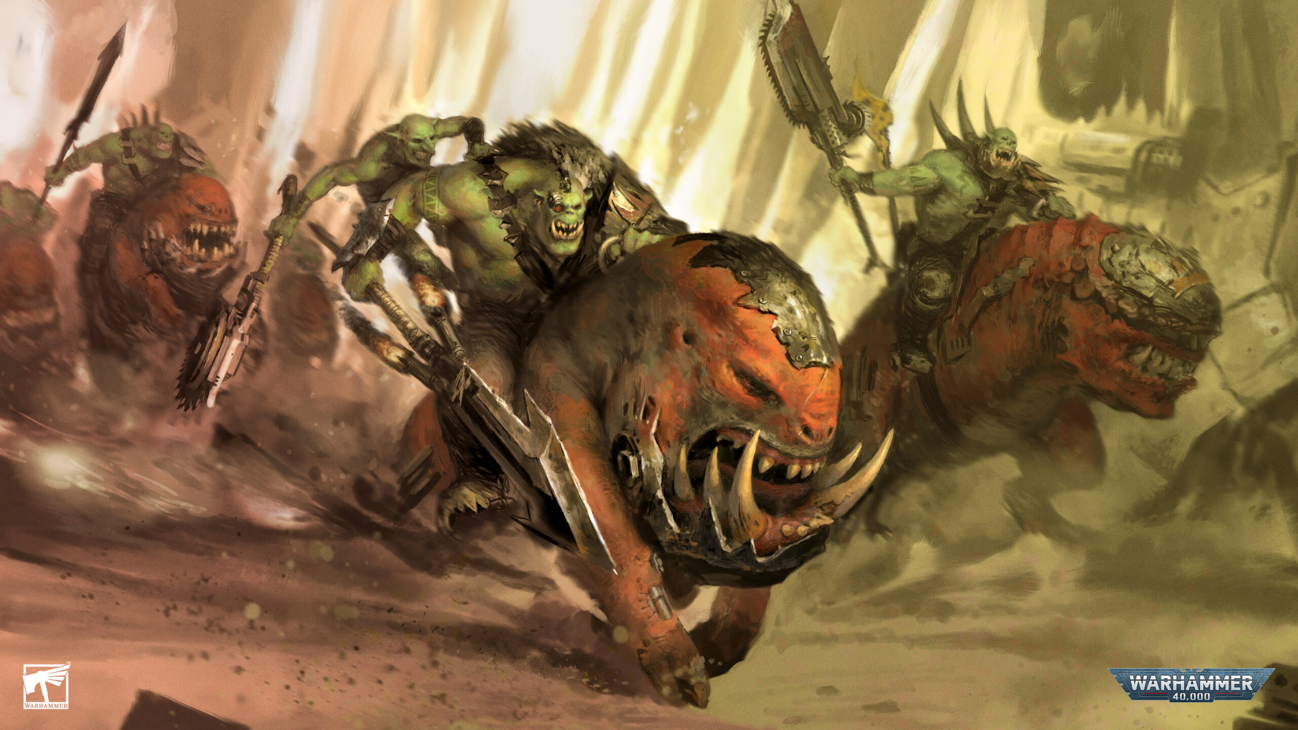 Download These Ded Snazzy Wallpaper From Codex: Orks For Free