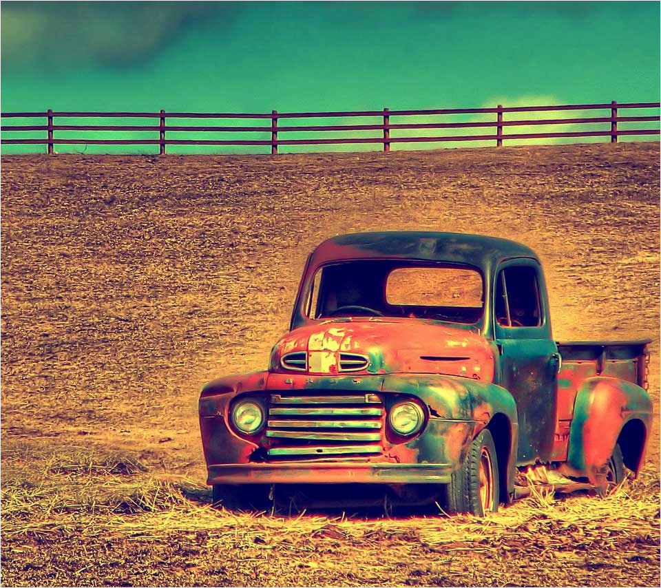 Old Ford Truck Background Wallpaper & Background Download