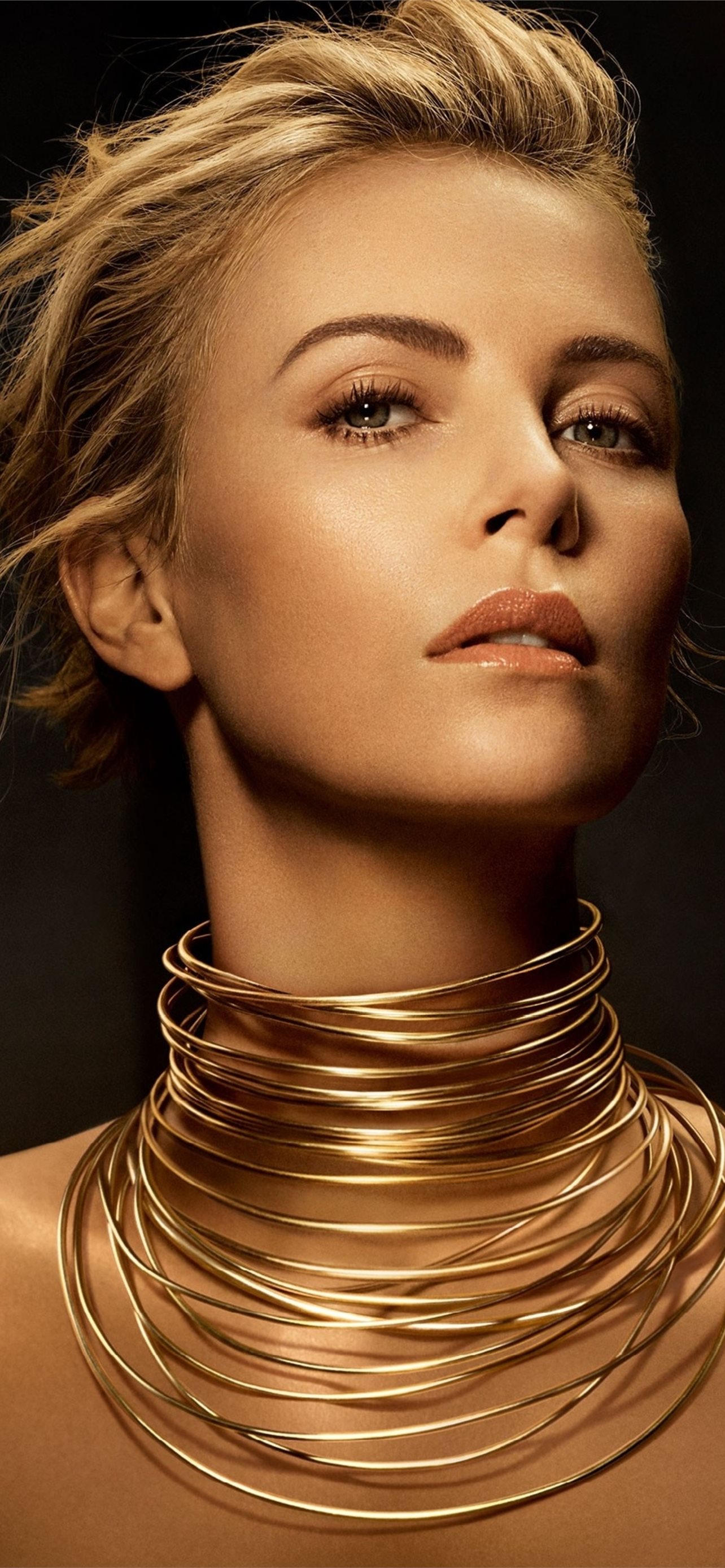 charlize theron dior 2020 iPhone 12 Wallpaper Free Download