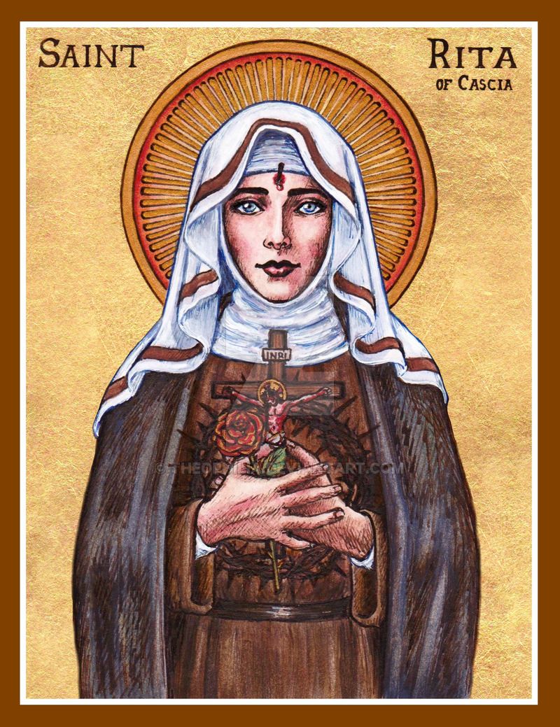 St. Rita of Cascia ideas. st rita of cascia, st. rita, santa rita