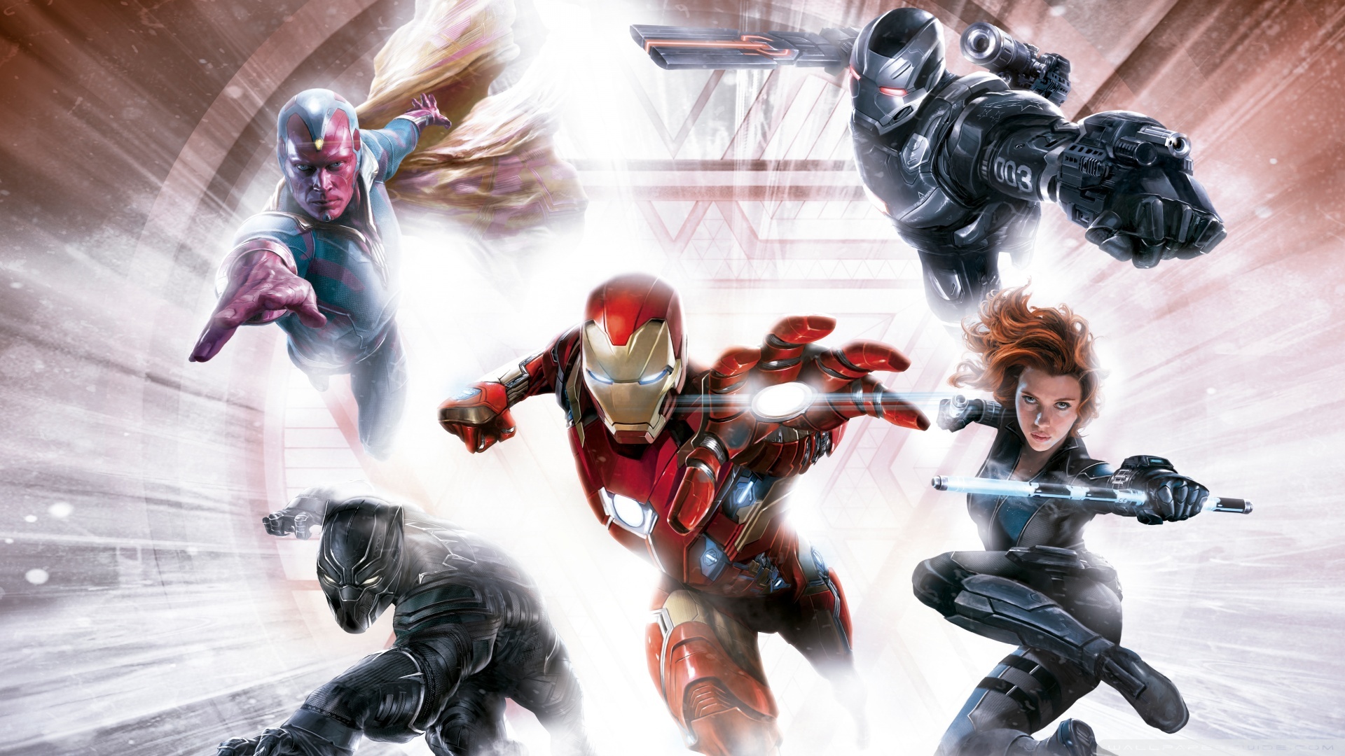 Iron Man Team Man Captain America Civil War Wallpaper HD