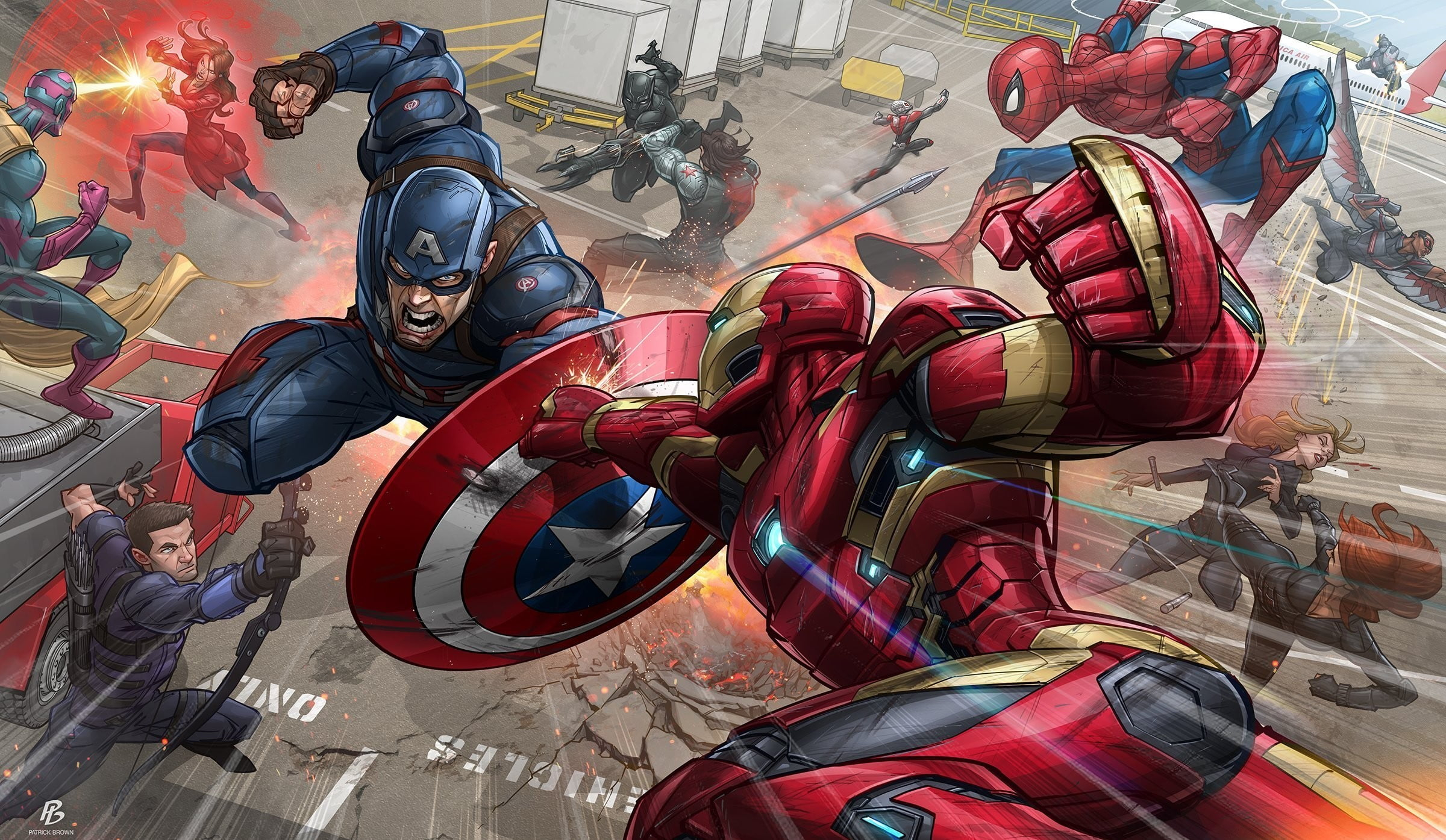 Marvel Avengers Civil War Wallpaper, Iron Man, Captain America • Wallpaper For You