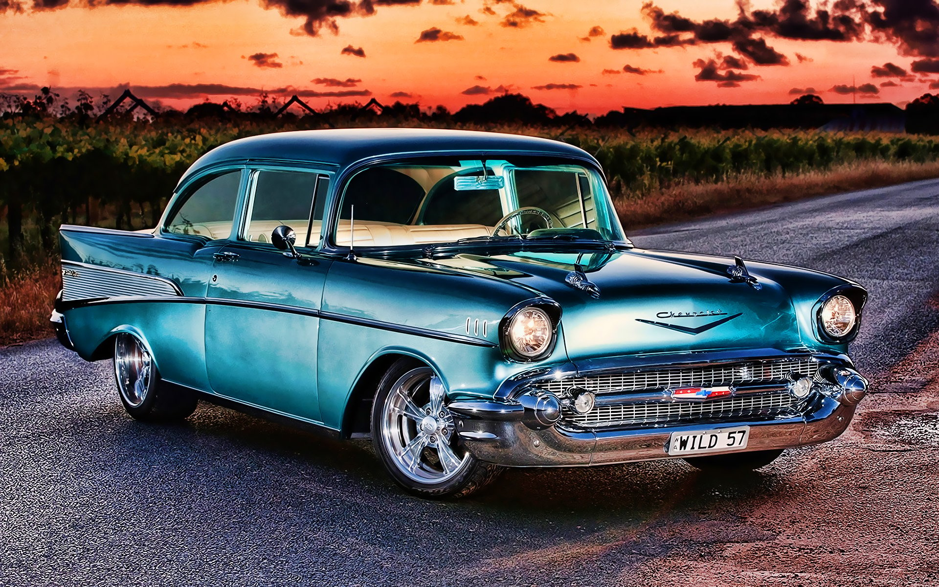 56 Chevy Wallpapers - Wallpaper Cave