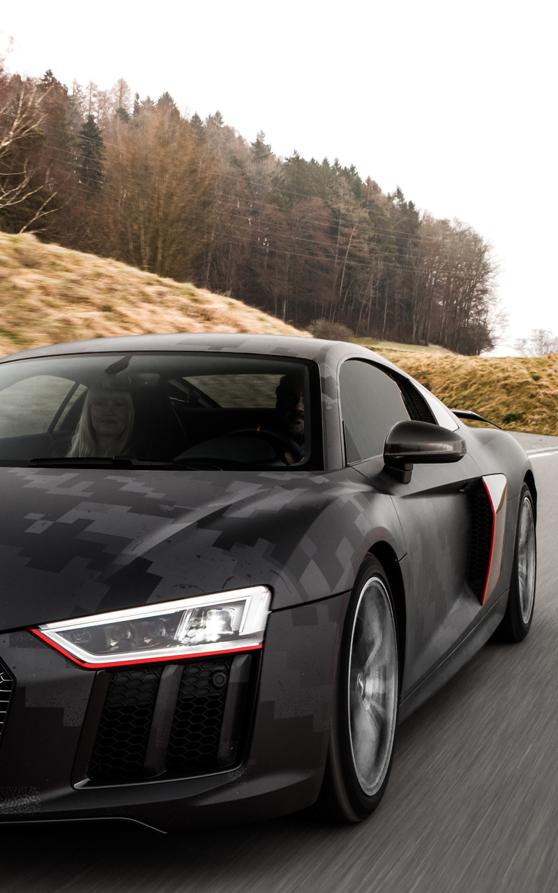 Black Audi R8 V10 Plus Nexus 7, Samsung Galaxy Tab 10, Note Android Tablets HD 4k Wallpaper, Image, Background, Photo and Picture