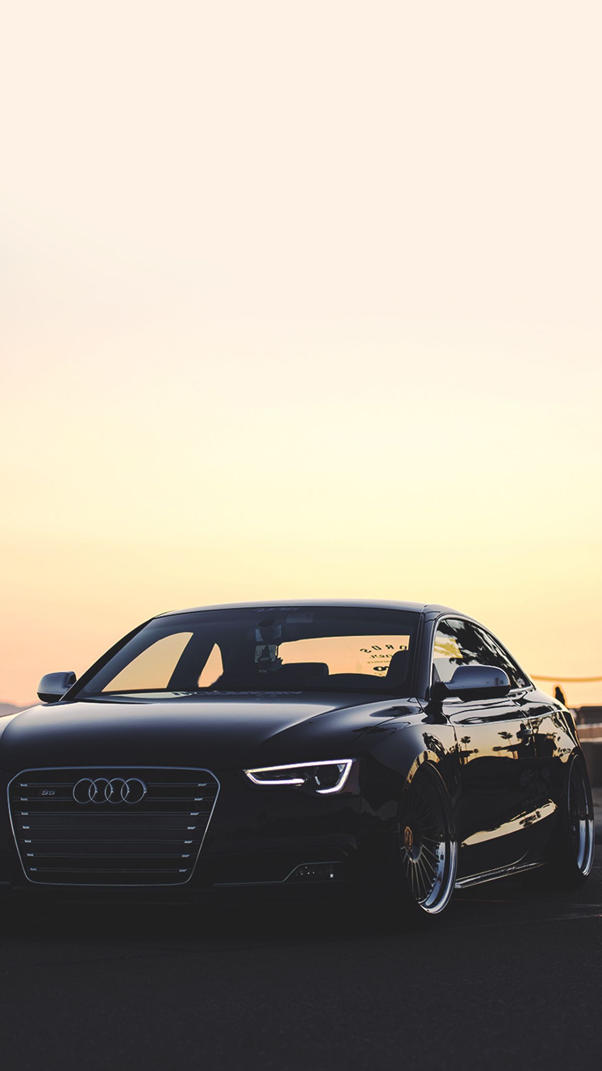 iPhone luxury cars wallpaper Audi R8 Black Front. Audi r8 black, Car wallpaper, Black audi