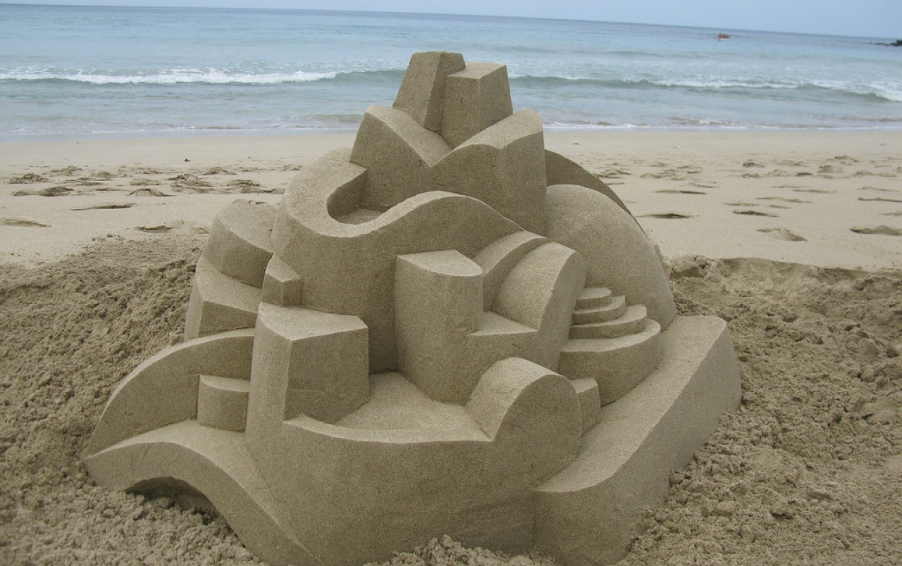 Geometric Sand Castle Six wallpaper. Geometric Sand Castle Six