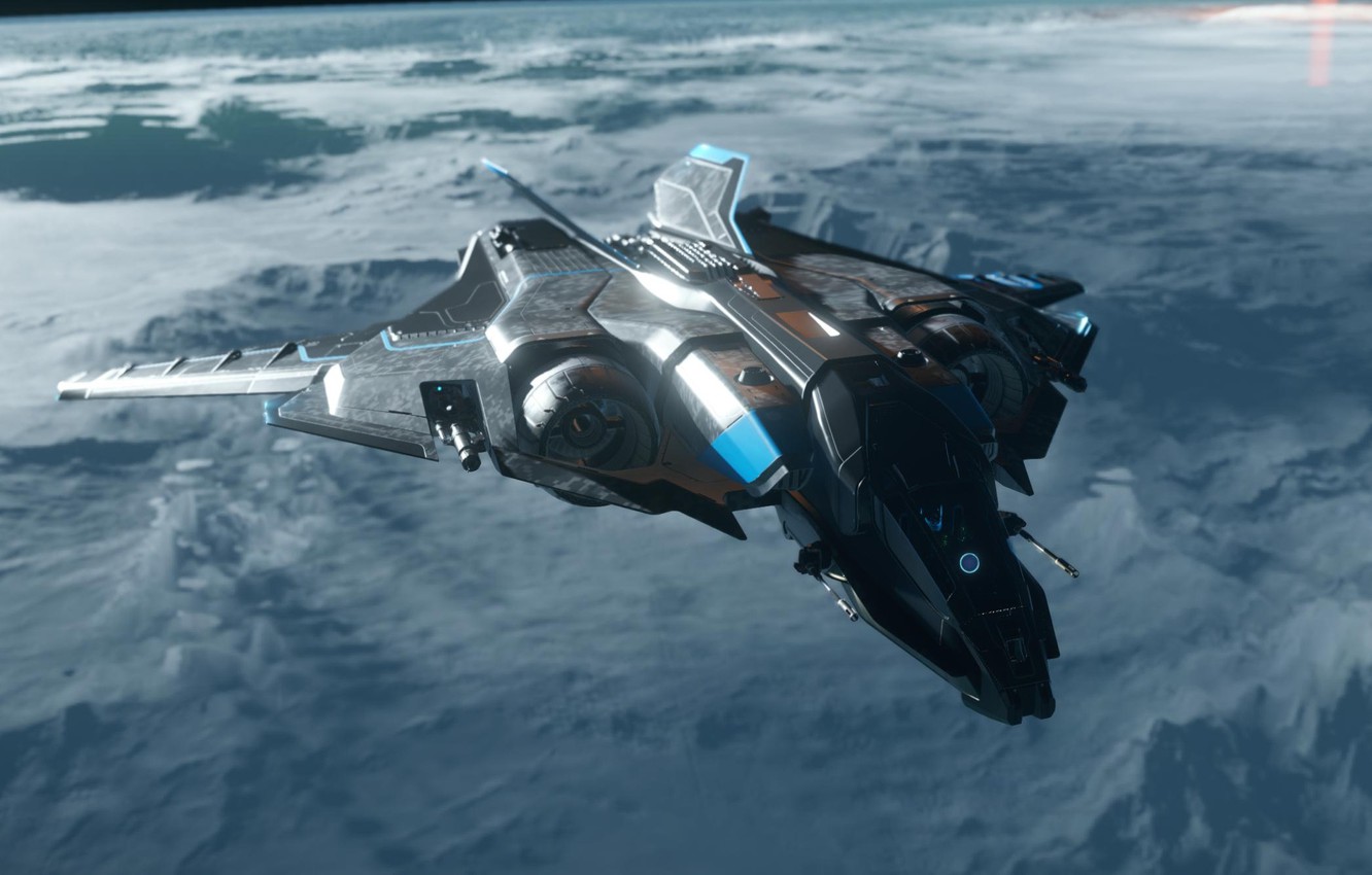 Wallpaper starship, Sabre, Star Citizen image for desktop, section игры