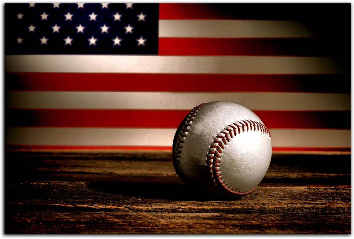 American Flag Baseball Wallpaper, HD American Flag Baseball Background on WallpaperBat