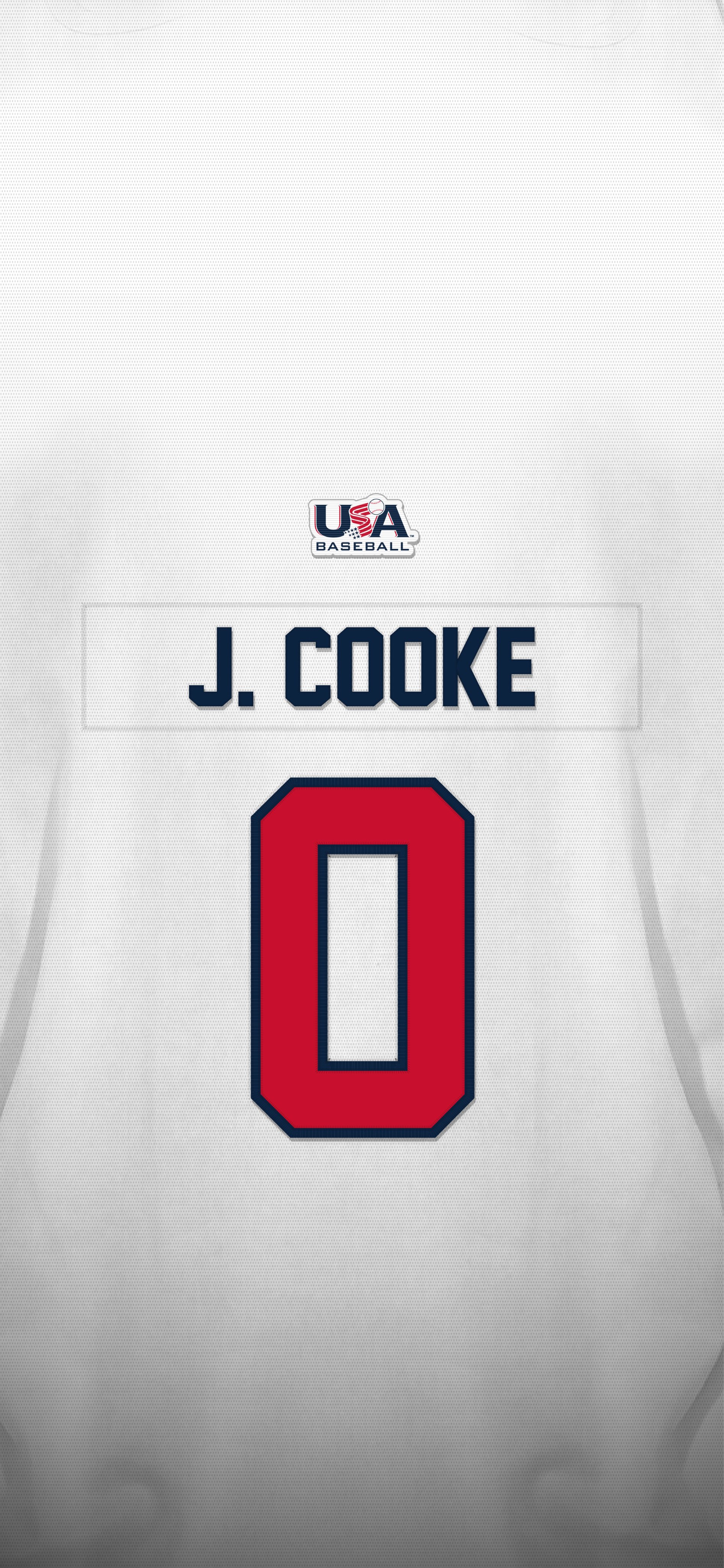 USA Baseball your very own #TeamUSA jersey phone wallpaper? Here's your chance! Tell us the name and number you'd like on either navy or white and we'll create as
