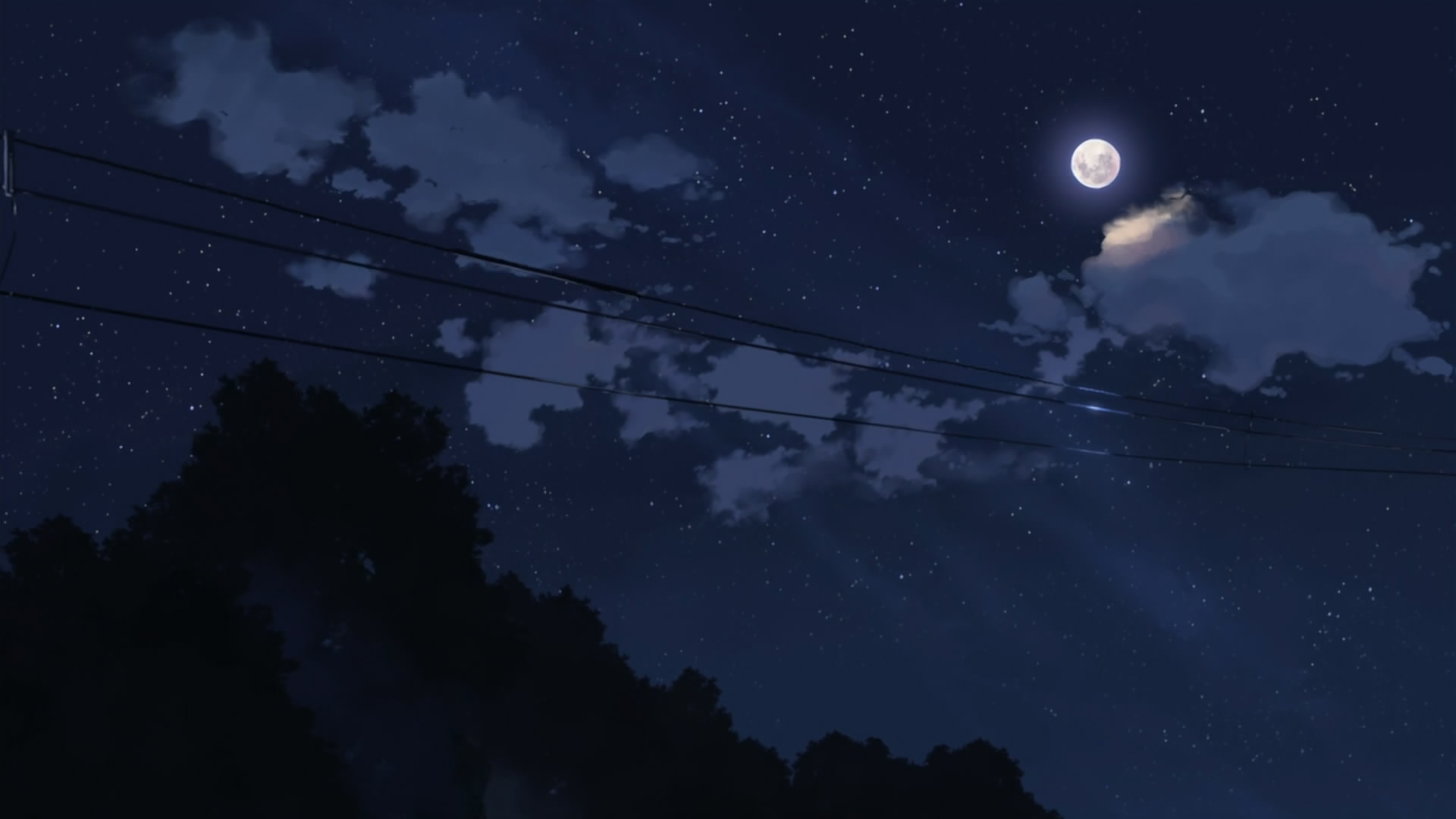 Anime Night Sky Wallpaper 2020