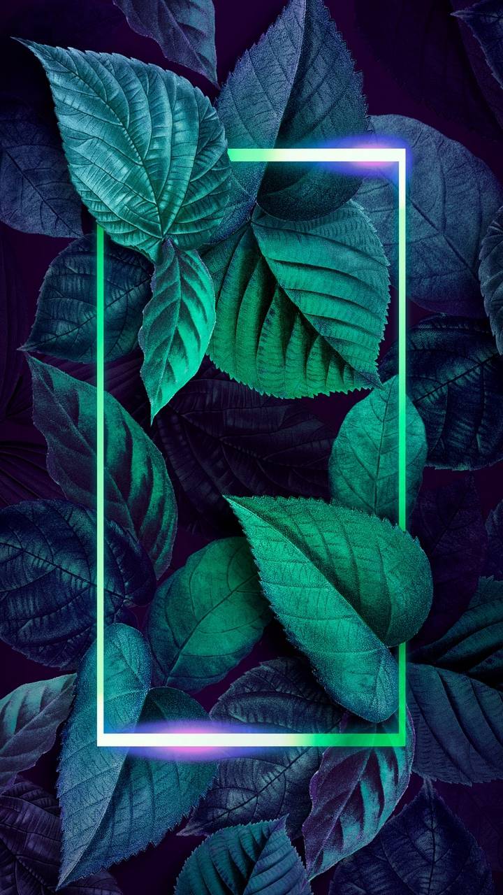 Green Nature Foliage Neon Wallpaper Wallpaper, iPhone Wallpaper