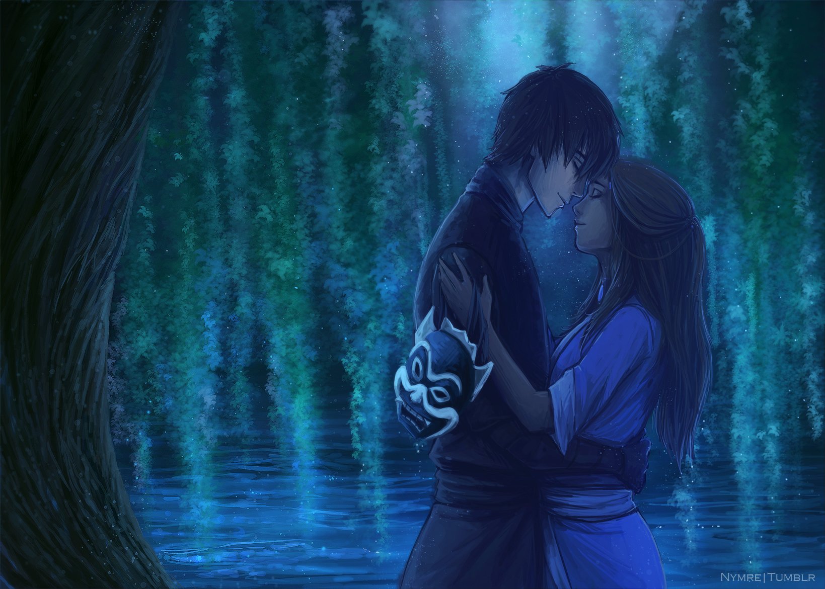 HD Wallpaper: Night Embrace by