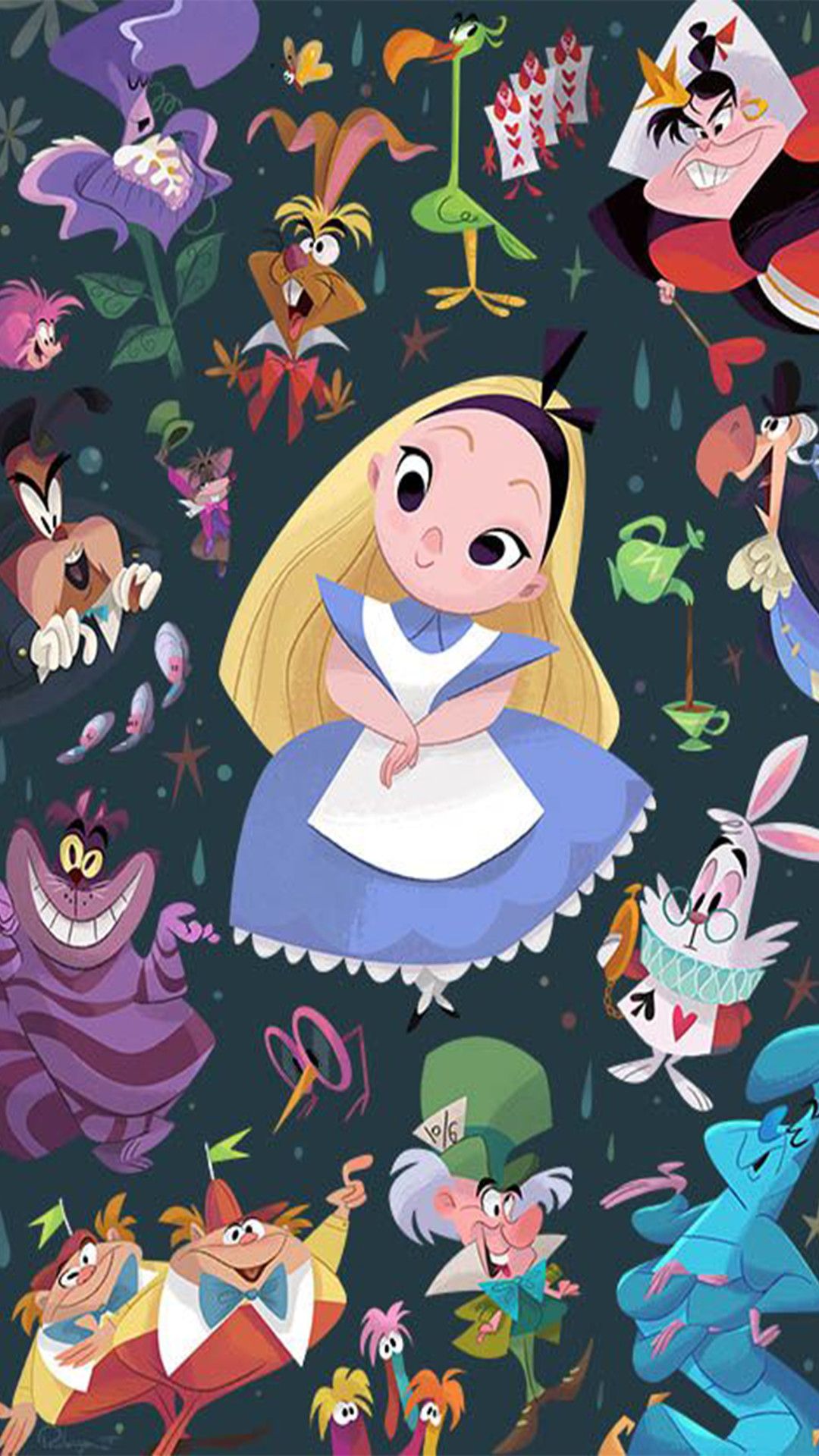Alice in Wonderland wallpaper by geranium19977001  Download on ZEDGE   af62