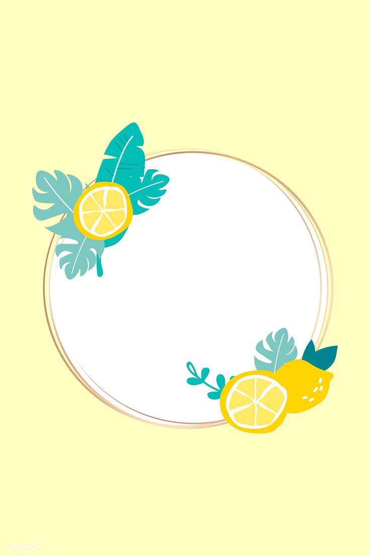 Round summer lemon frame vector. premium image / TK. Lemon logo design, Lemon logo, Cake logo design
