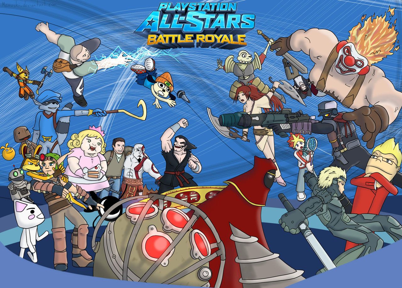 PlayStation All Stars Fan Art Ideas. Battle Star, Fan Art, Playstation