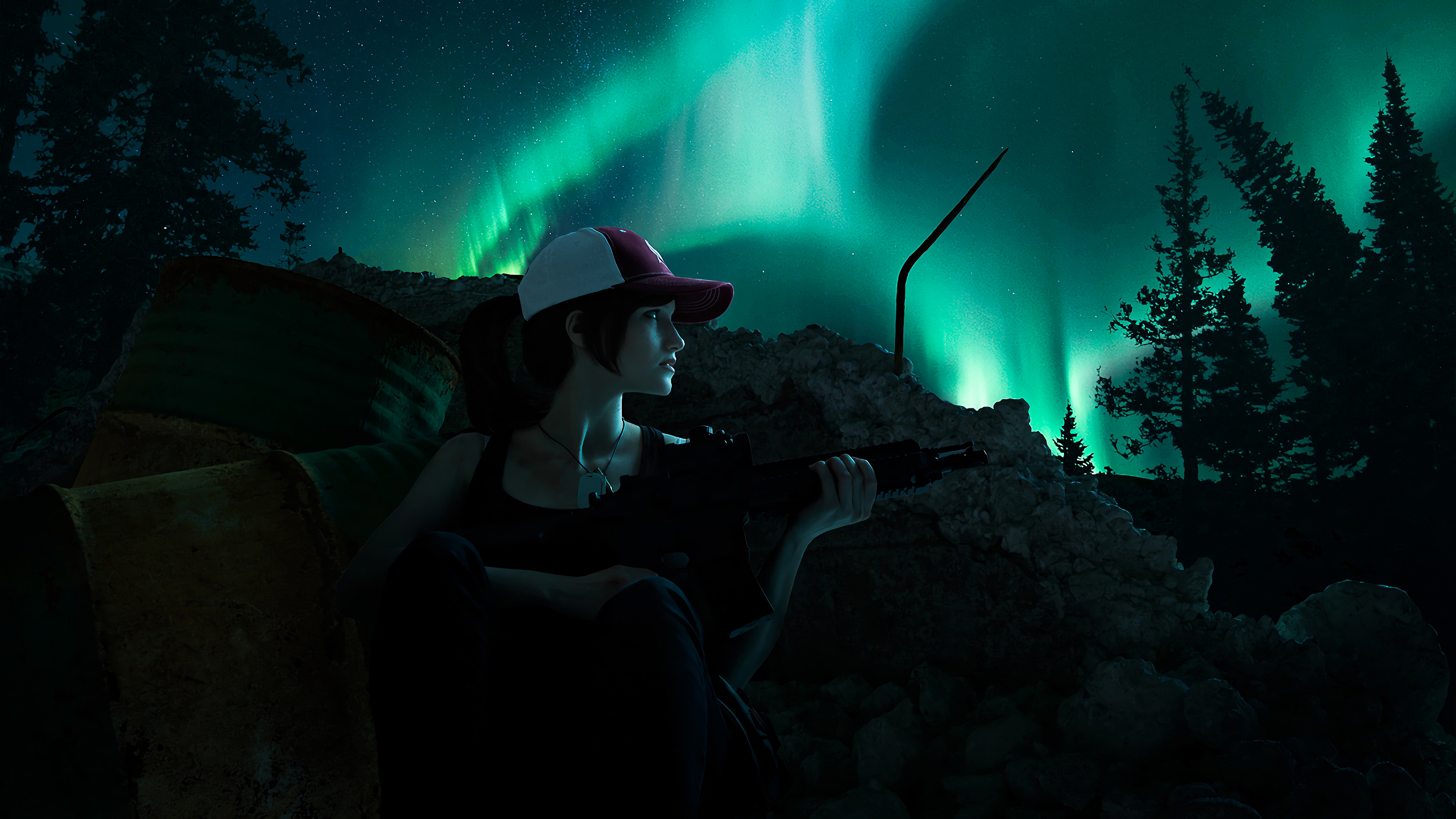 PUBG Girl PlayerUnknown's Battlegrounds 4K Wallpaper