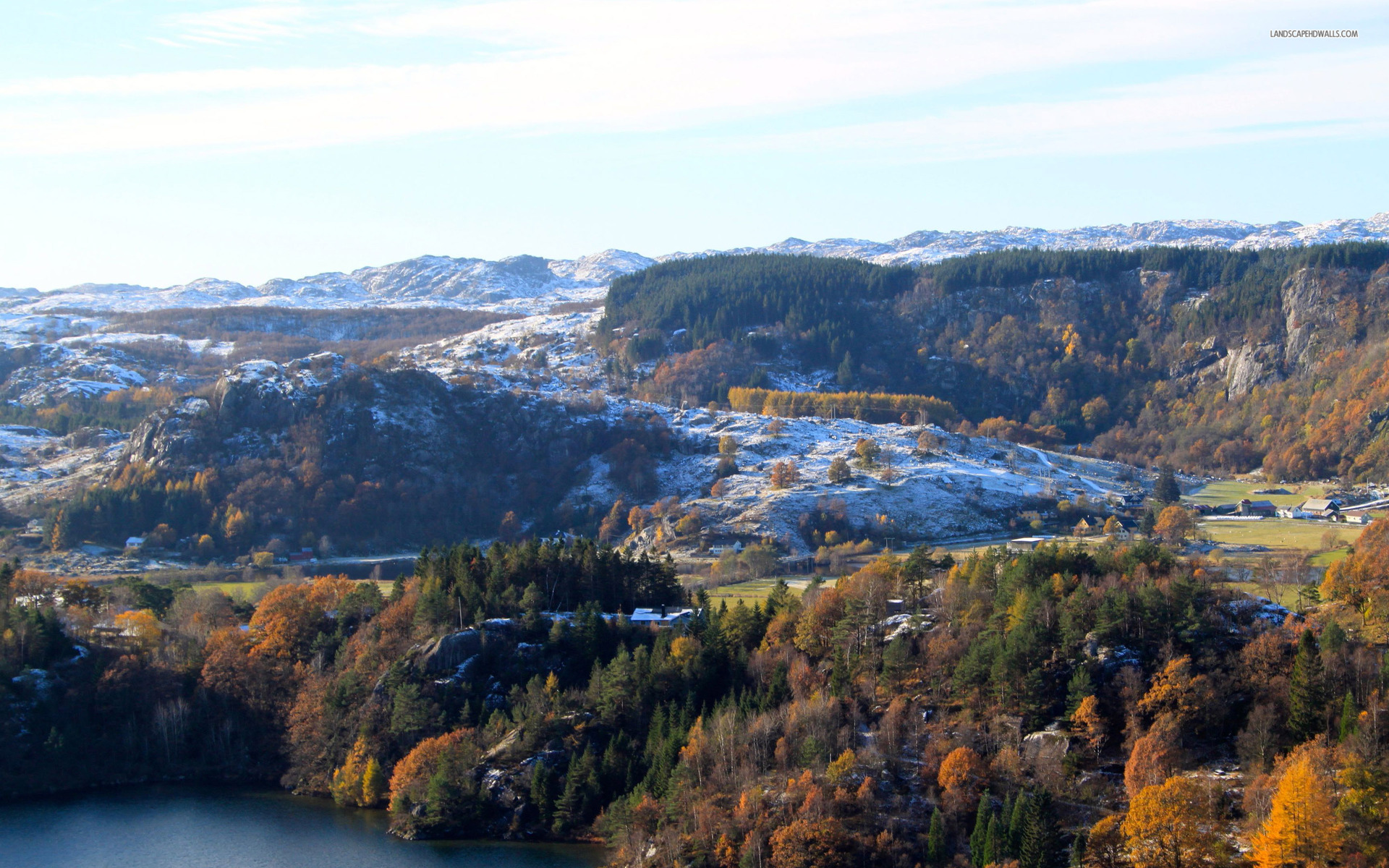 Late Autumn Early Winter Lake wallpaper. Late Autumn Early Winter Lake