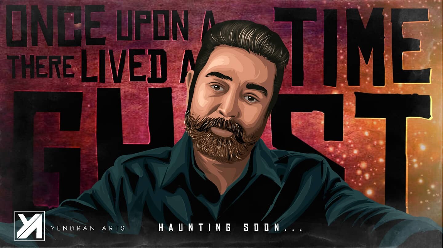 Vikram kamal fan illustration