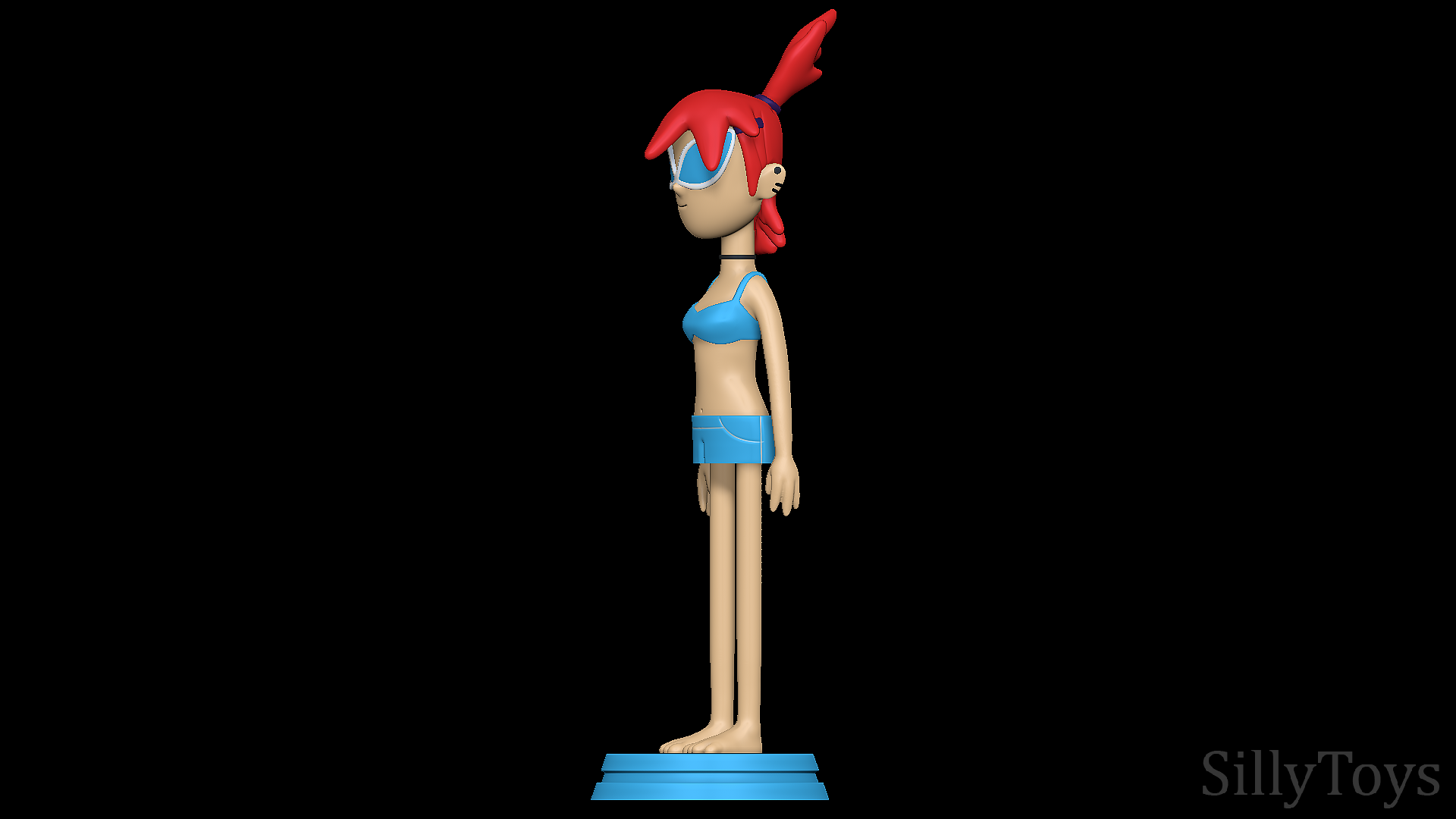 Download STL file Frankie Foster Swimsuit's Home For Imaginary Friends • 3D printable model ・ Cults
