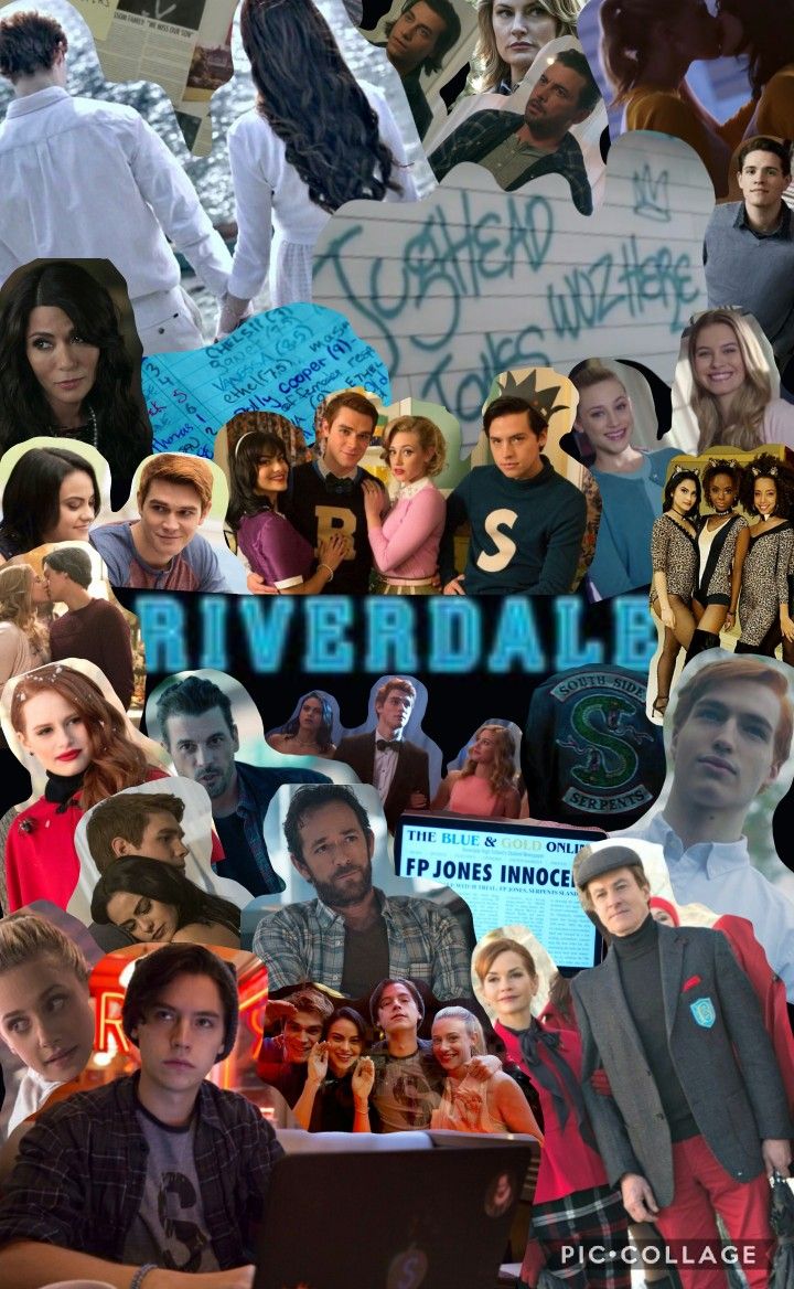 Original Riverdale Collage made by me Gabby D. Includes Archie Andrews, Fred Andrews, Veronica Lodge, He. Riverdale jason, Riverdale characters, Riverdale poster