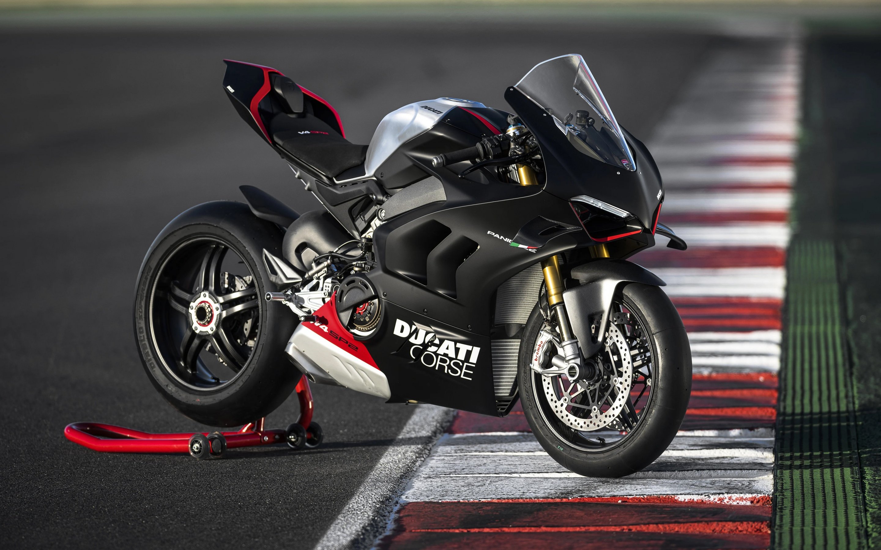 Ducati Panigale V4 SP2 Wallpaper 4K, Sports bikes, Race track, Bikes