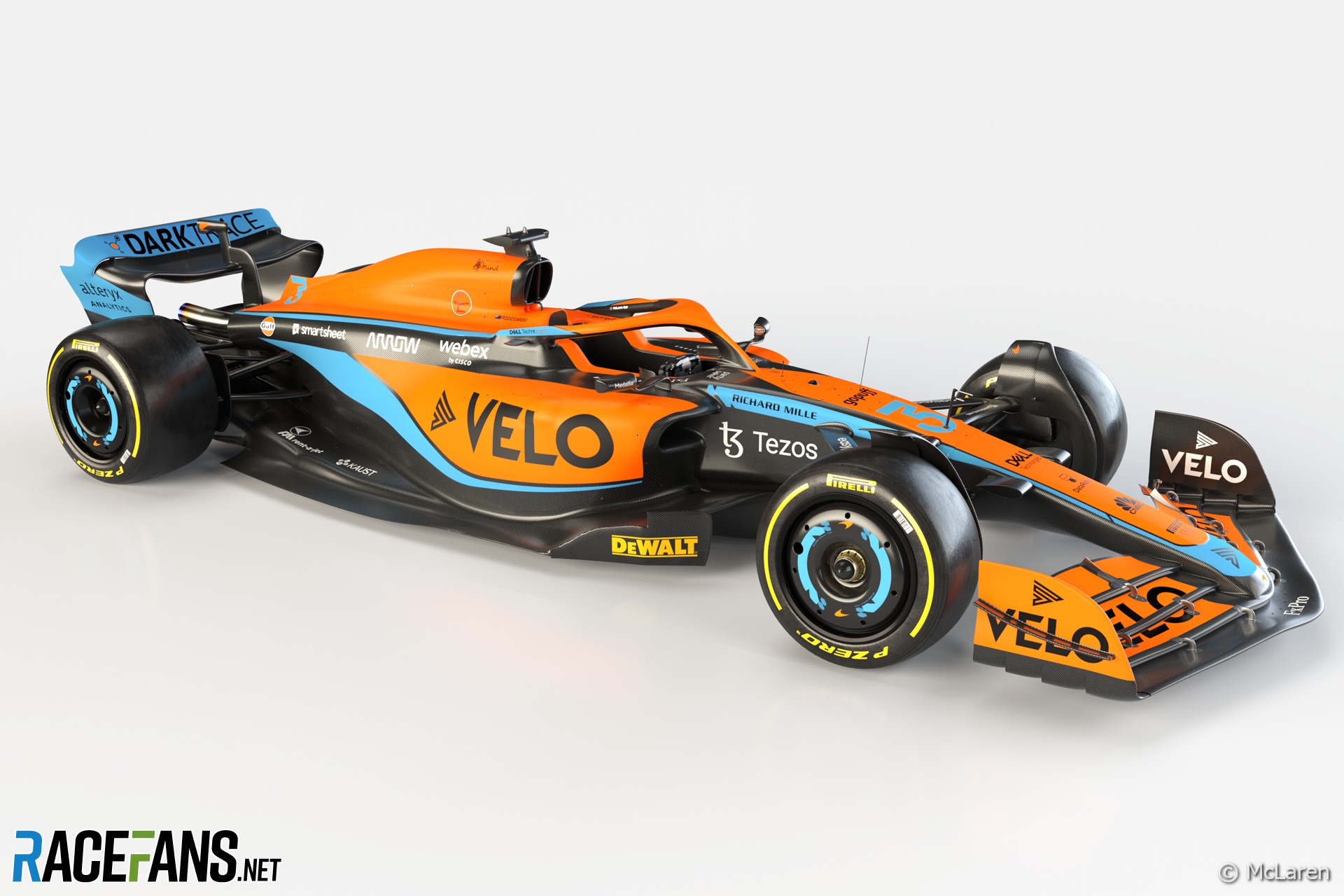 First picture: McLaren reveals its genuine 2022 F1 car in a new livery · RaceFans