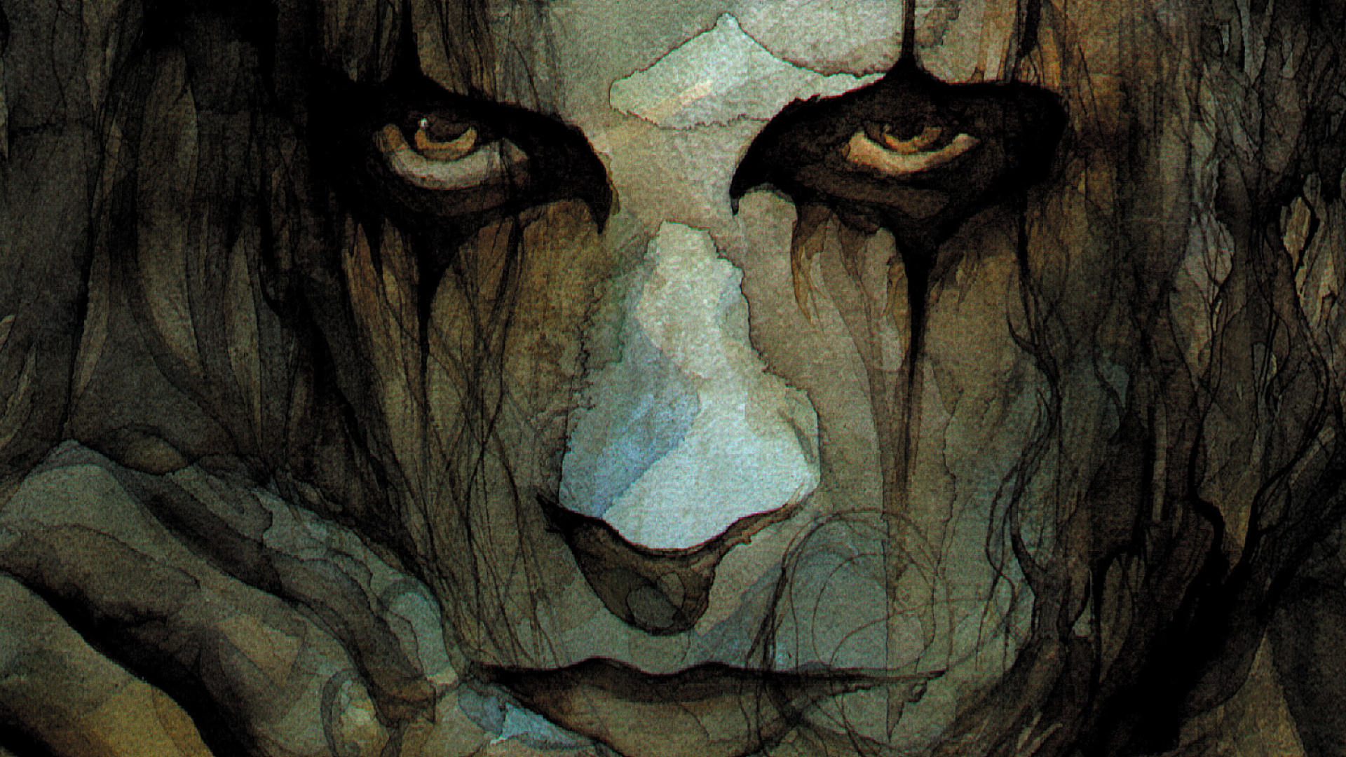 The Crow Eyes Looking At Viewer Dark Gothic Wallpaper:1920x1080