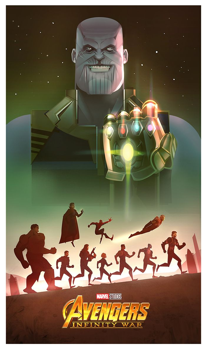 Infinity War Illustration Vector Art. Infinity war, Superhero wallpaper, Avengers