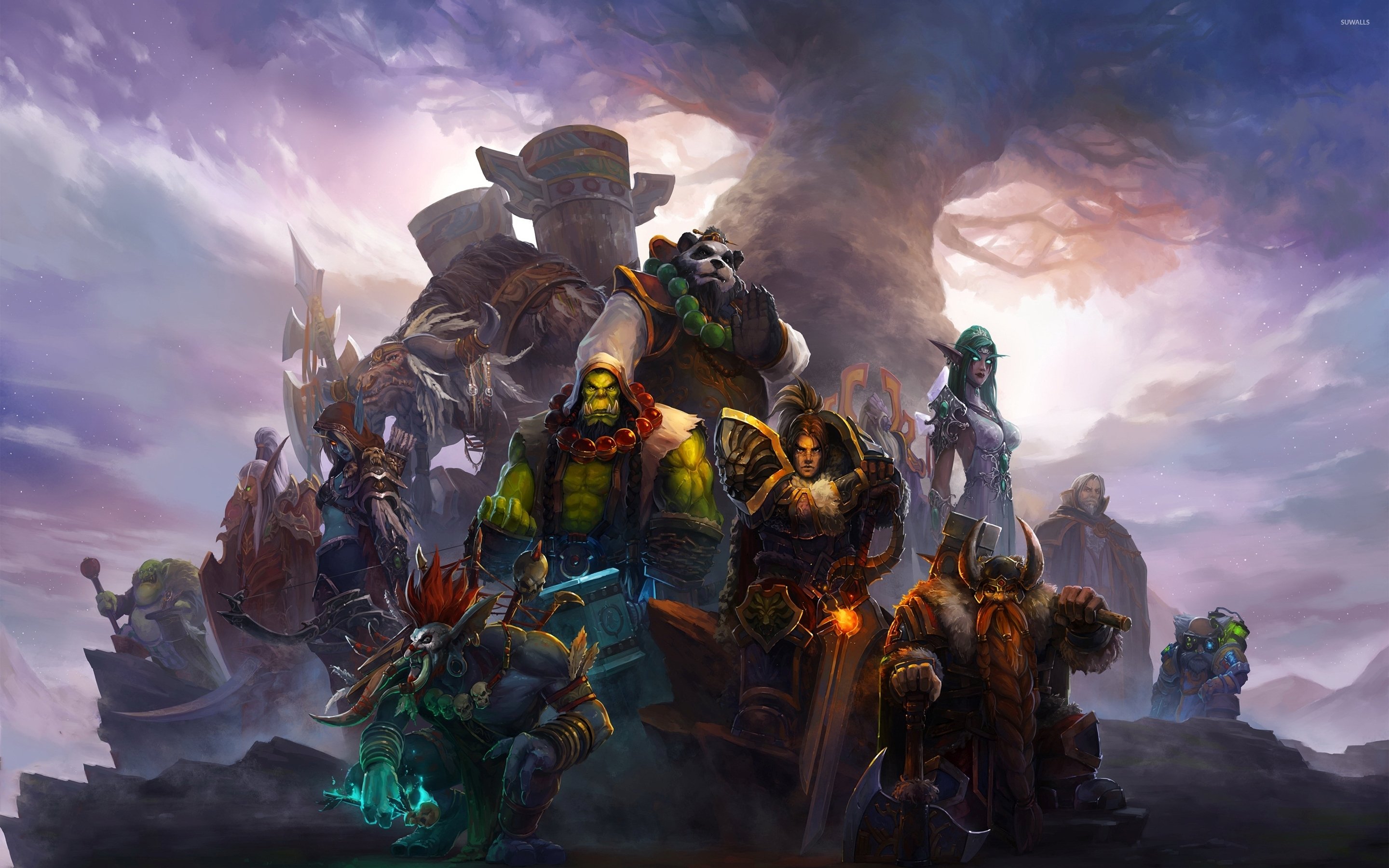 World of Warcraft warriors wallpaper wallpaper