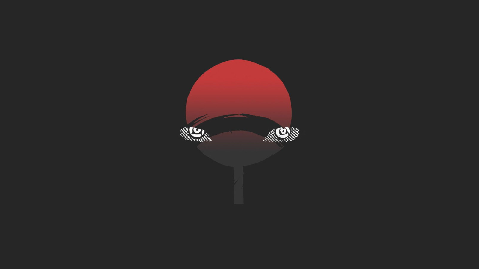 Anime Naruto Minimalist Wallpaper, Sharingan (Naruto), Uchiha Clan • Wallpaper For You