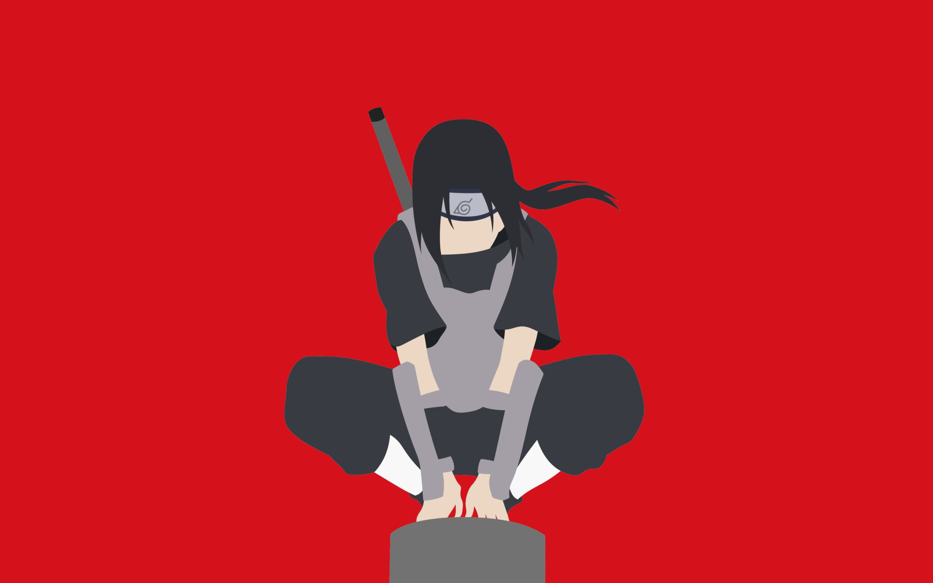 Ninja Wallpaper, Anime, Naruto Shippuuden, Minimalism, Uchiha Itachi • Wallpaper For You