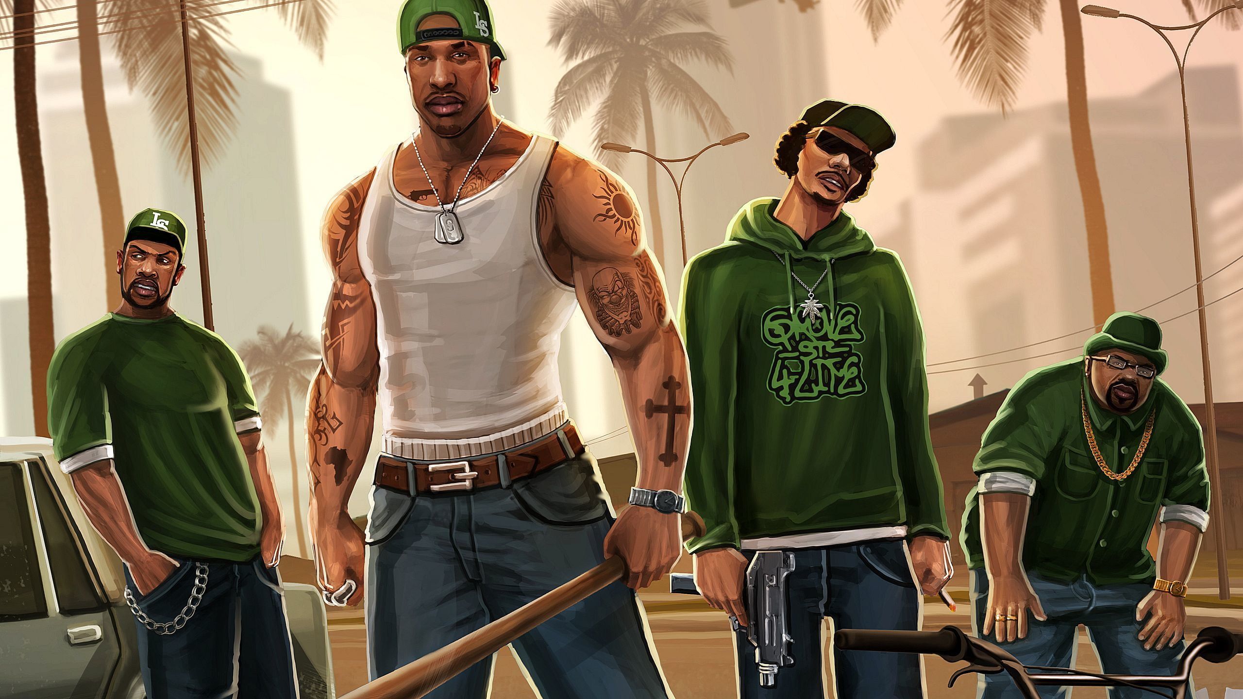 Grand Theft Auto game #gang #crime #gta San Andreas Grand theft auto #CJ K #wallpaper #hdwallpaper #desktop. Gta san andreas, San andreas, Gta online