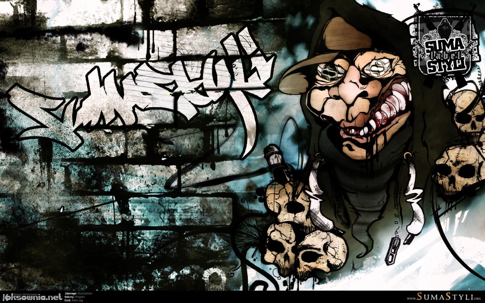 Cartoon Graffiti Art Wallpaper