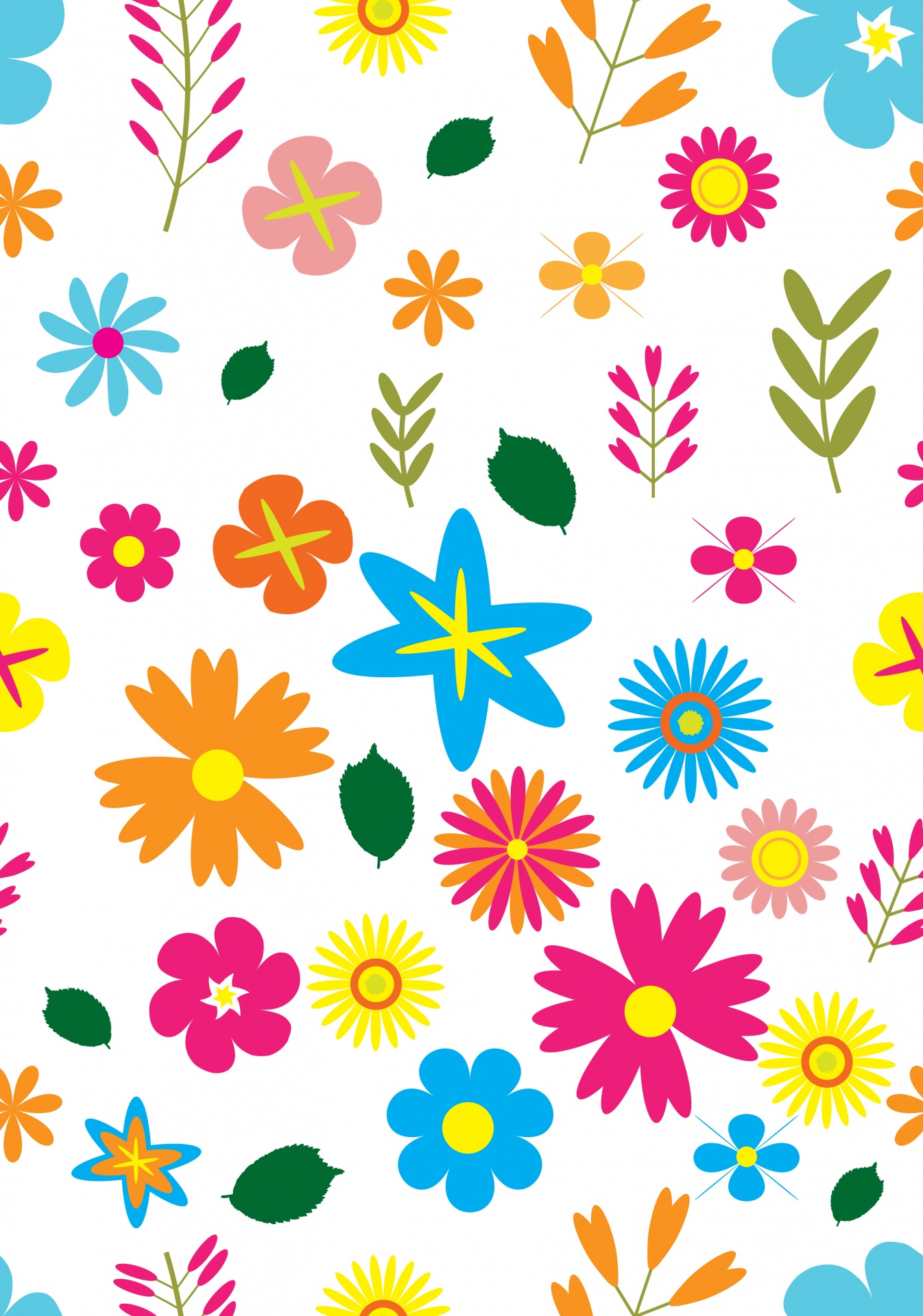 Flower Clipart Wallpapers - Wallpaper Cave