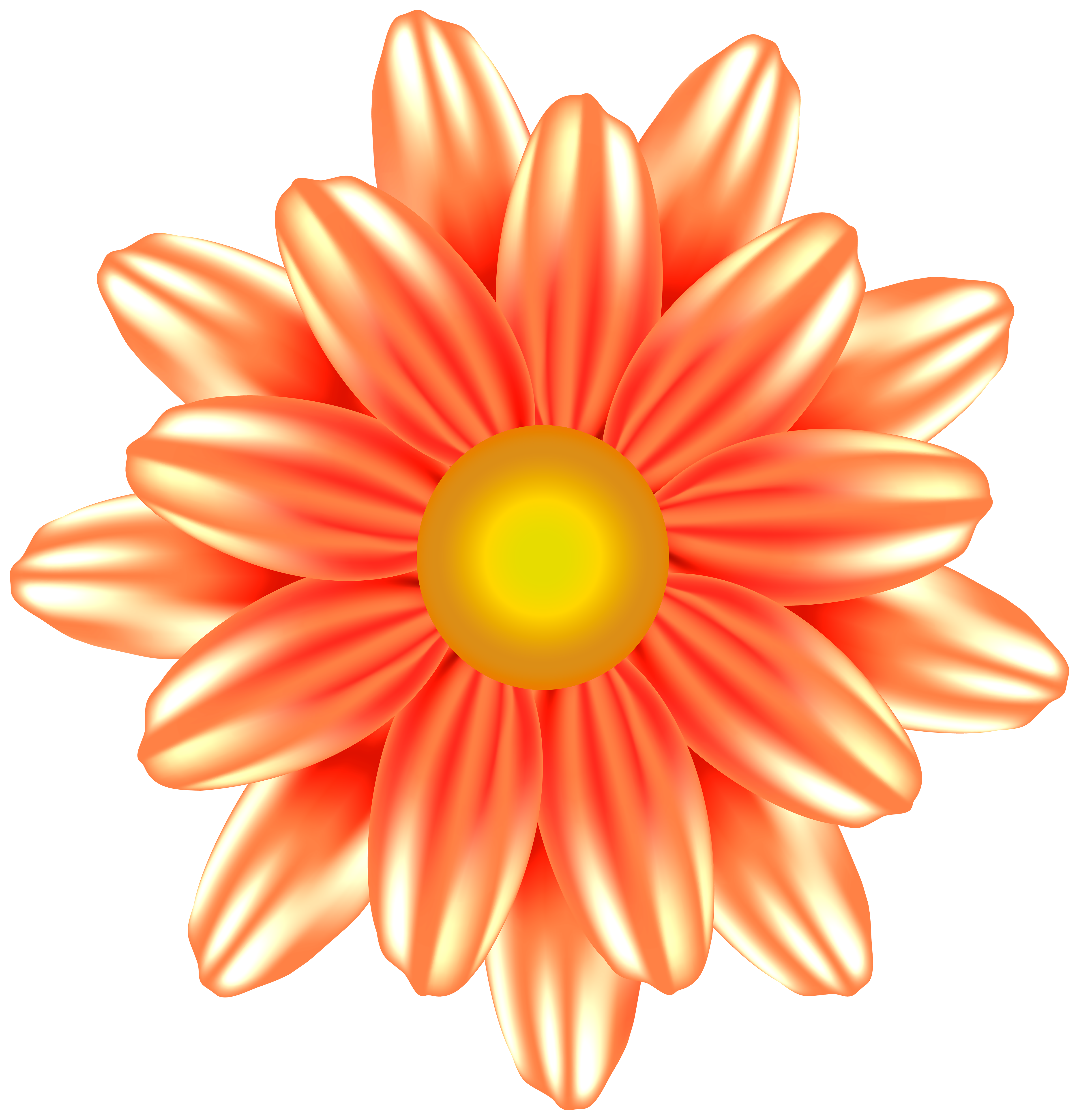 Beautiful Flower Orange PNG Clipart​-Quality Free Image and Transparent PNG Clipart