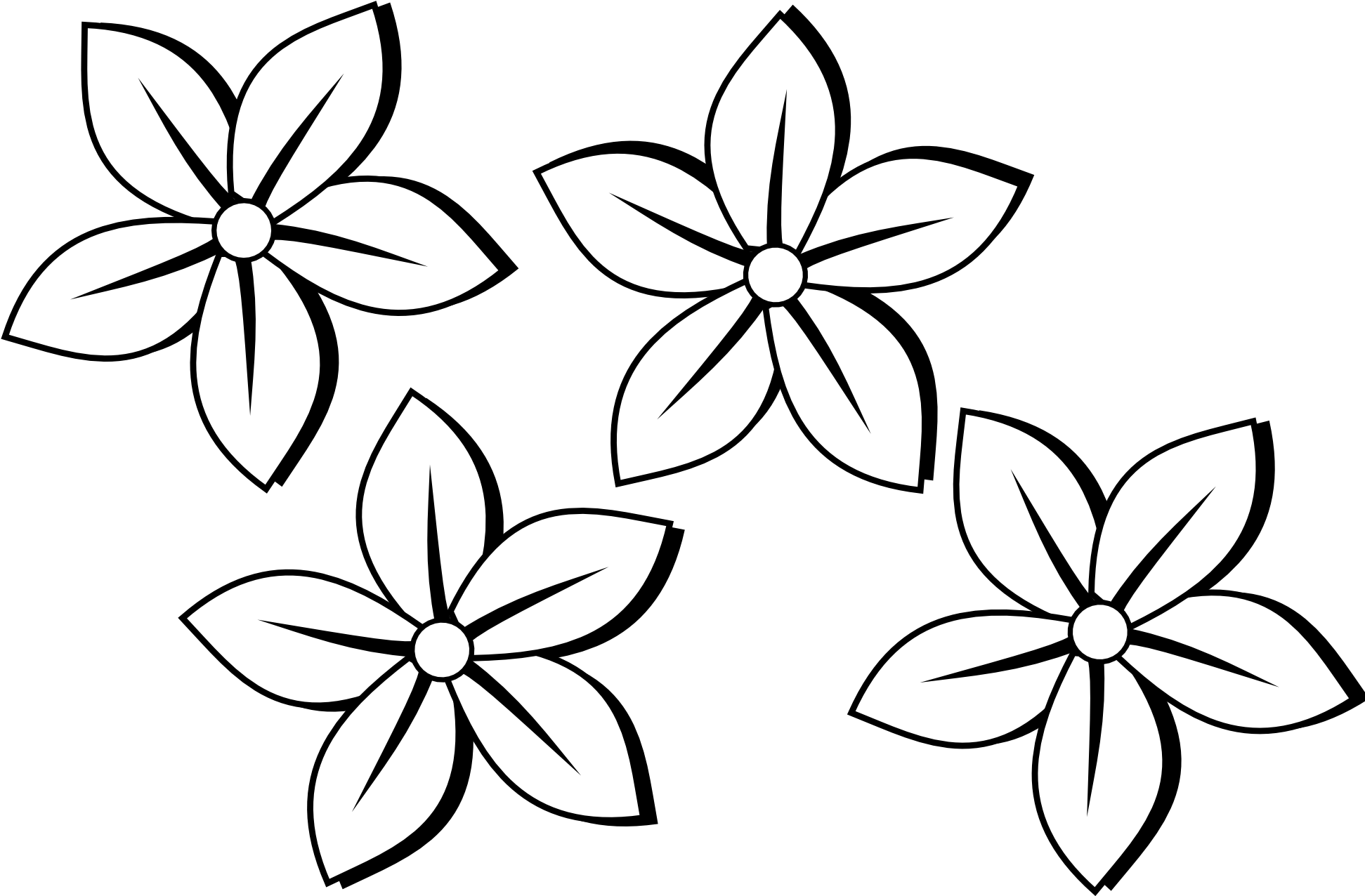 Flower Black And White Clip Art HD Cool 7 HD Wallpaper Black And White Download Size Clipart