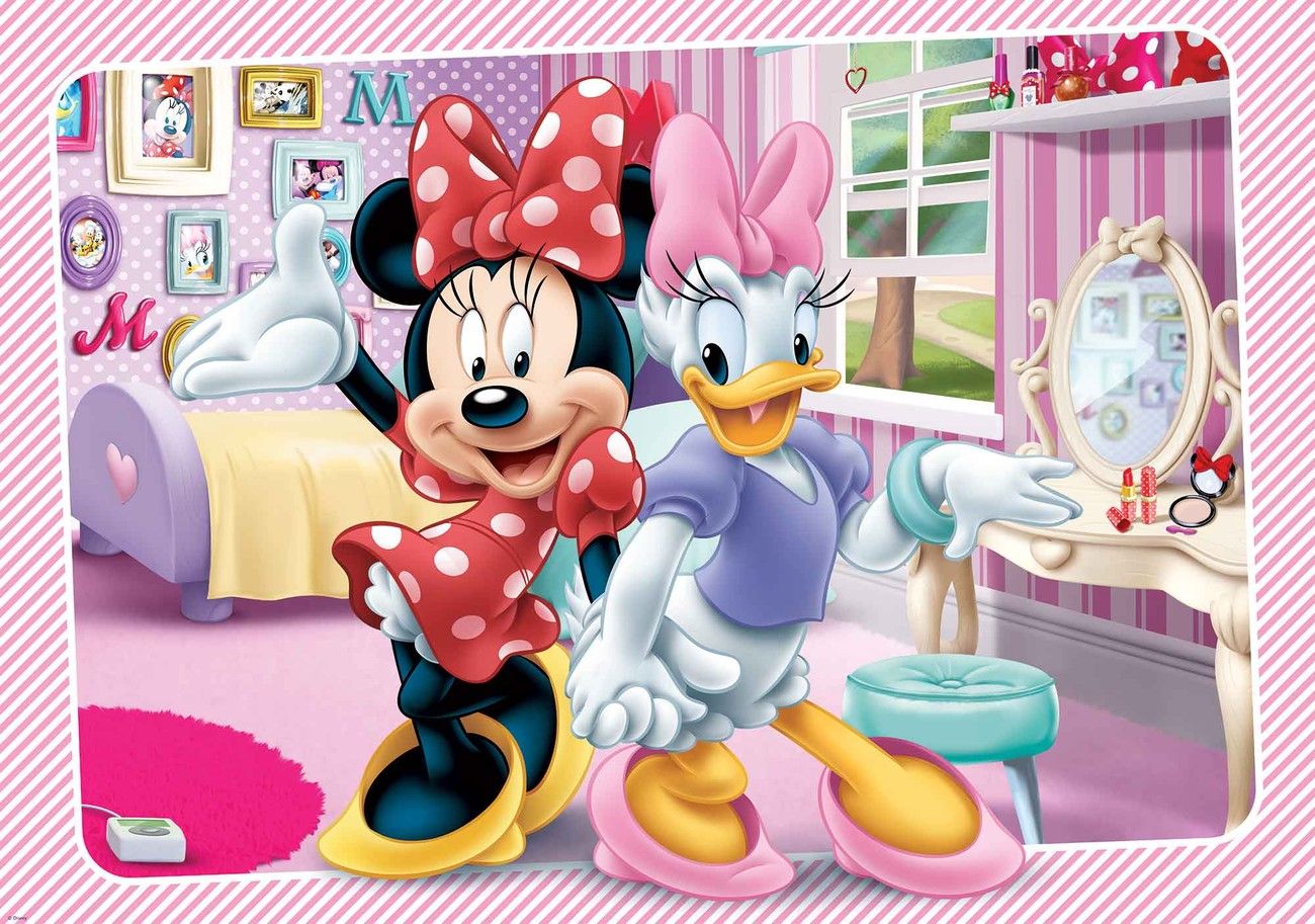 Daisy & Minnie. Mickey mouse wallpaper, Minnie mouse stickers, Minnie