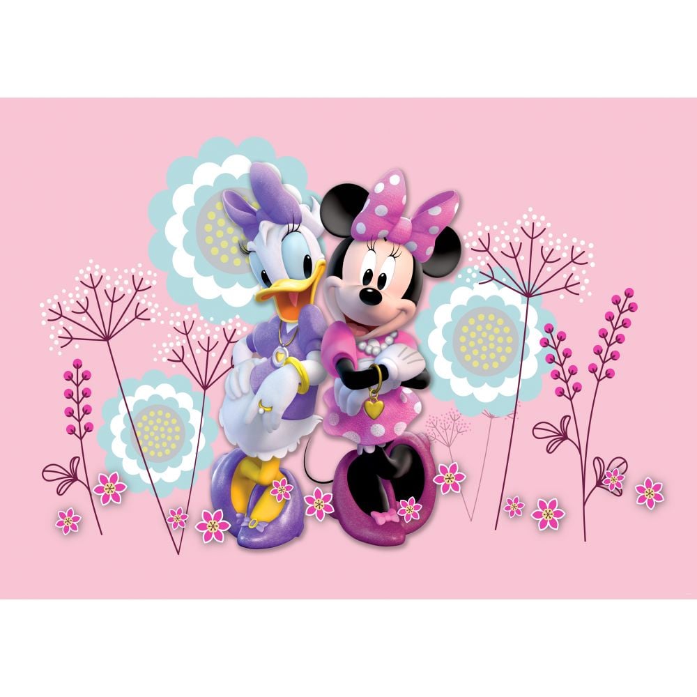poster Minnie Mouse & Daisy Duck pink from Disney