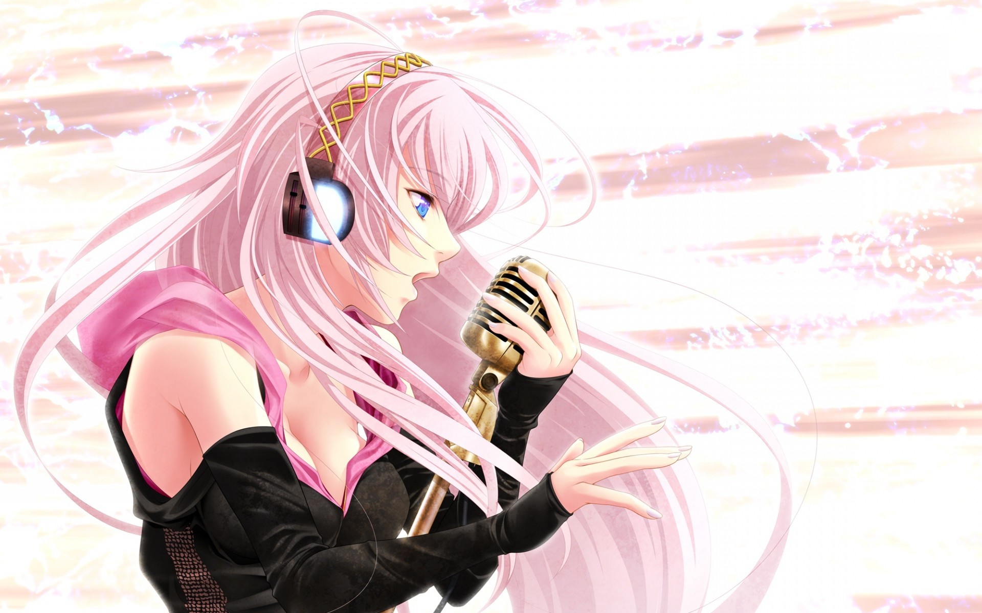 manga, Anime, Vocaloid, Megurine Luka Wallpaper HD / Desktop and Mobile Background