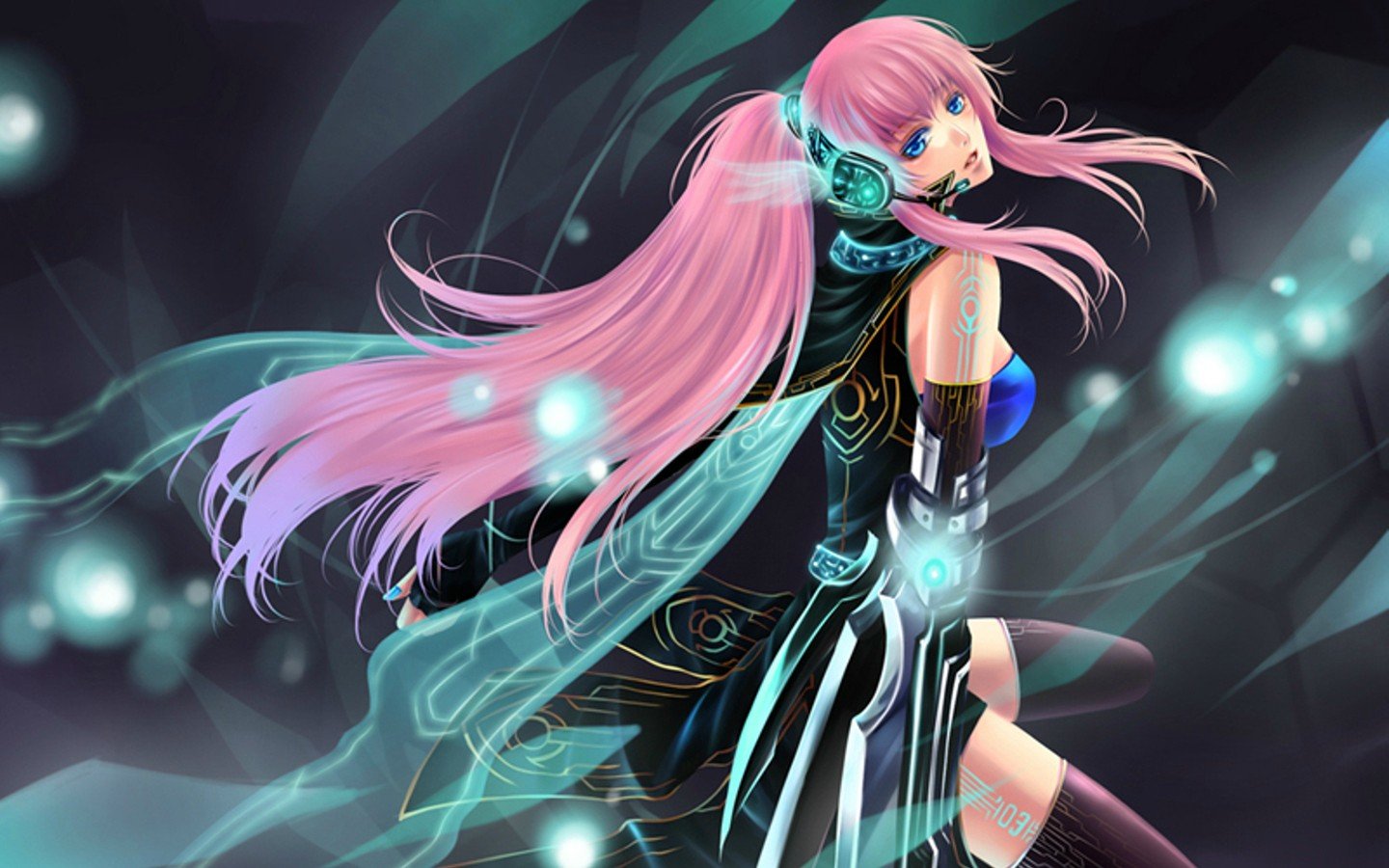 Download HD 1440x900 Luka Megurine desktop wallpaper for free