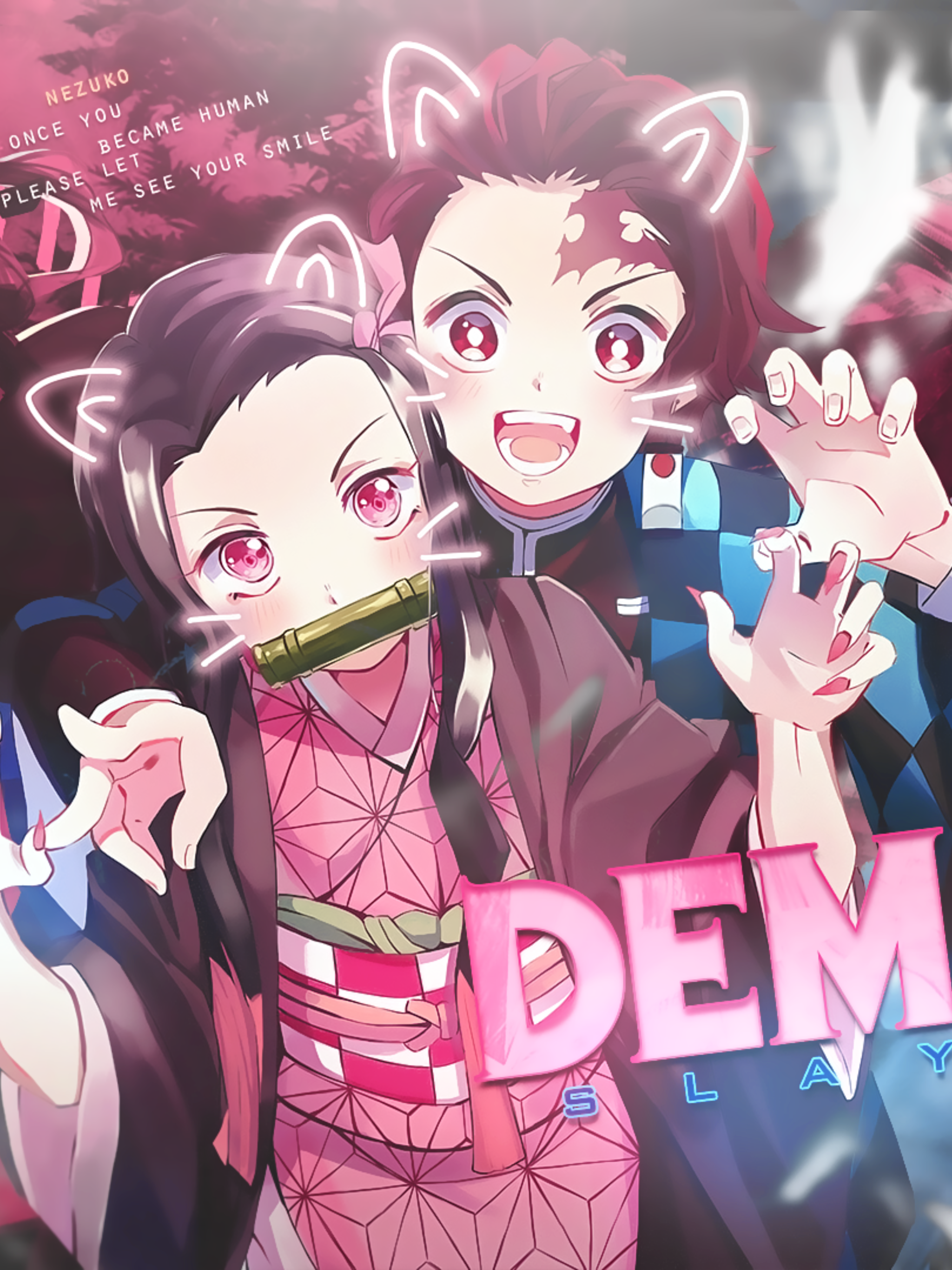 Download Anime Fanart Demon Slayer Ipad Wallpaper