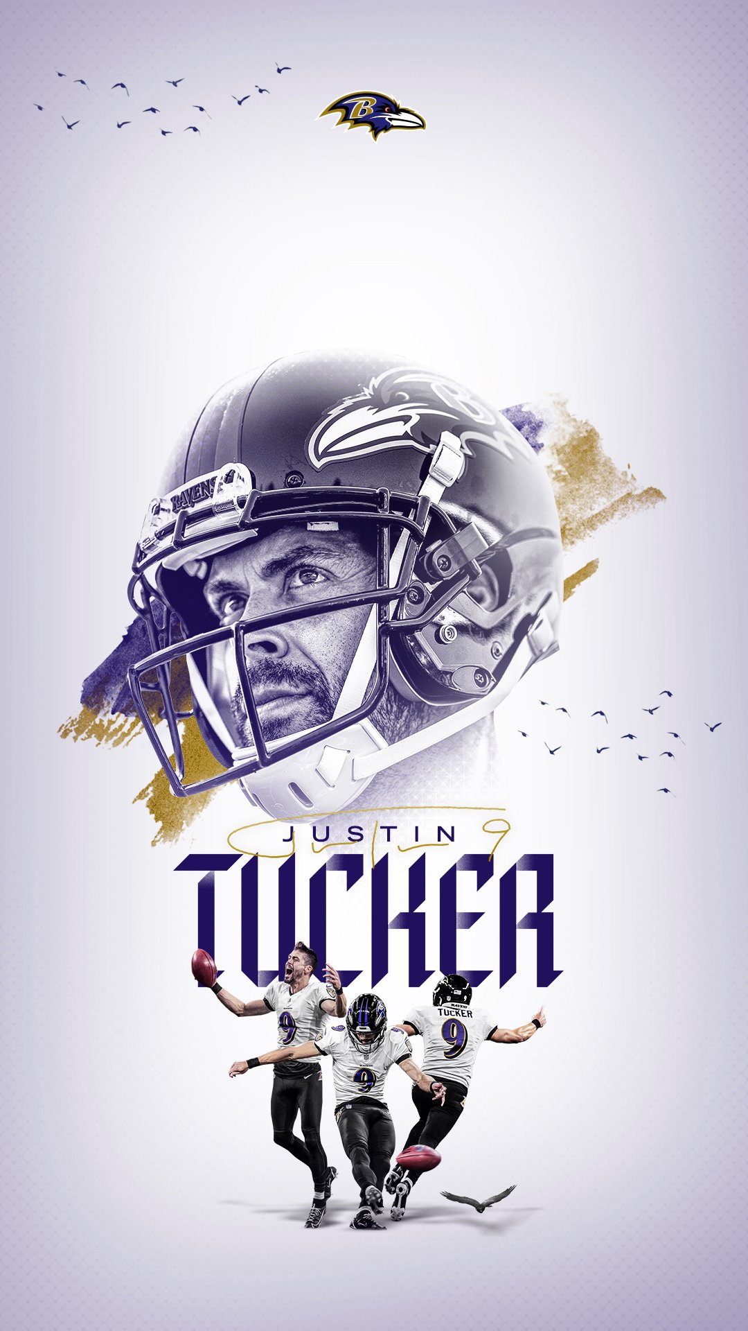 Baltimore Ravens to update those lock screens with some legends. #WallpaperWednesday