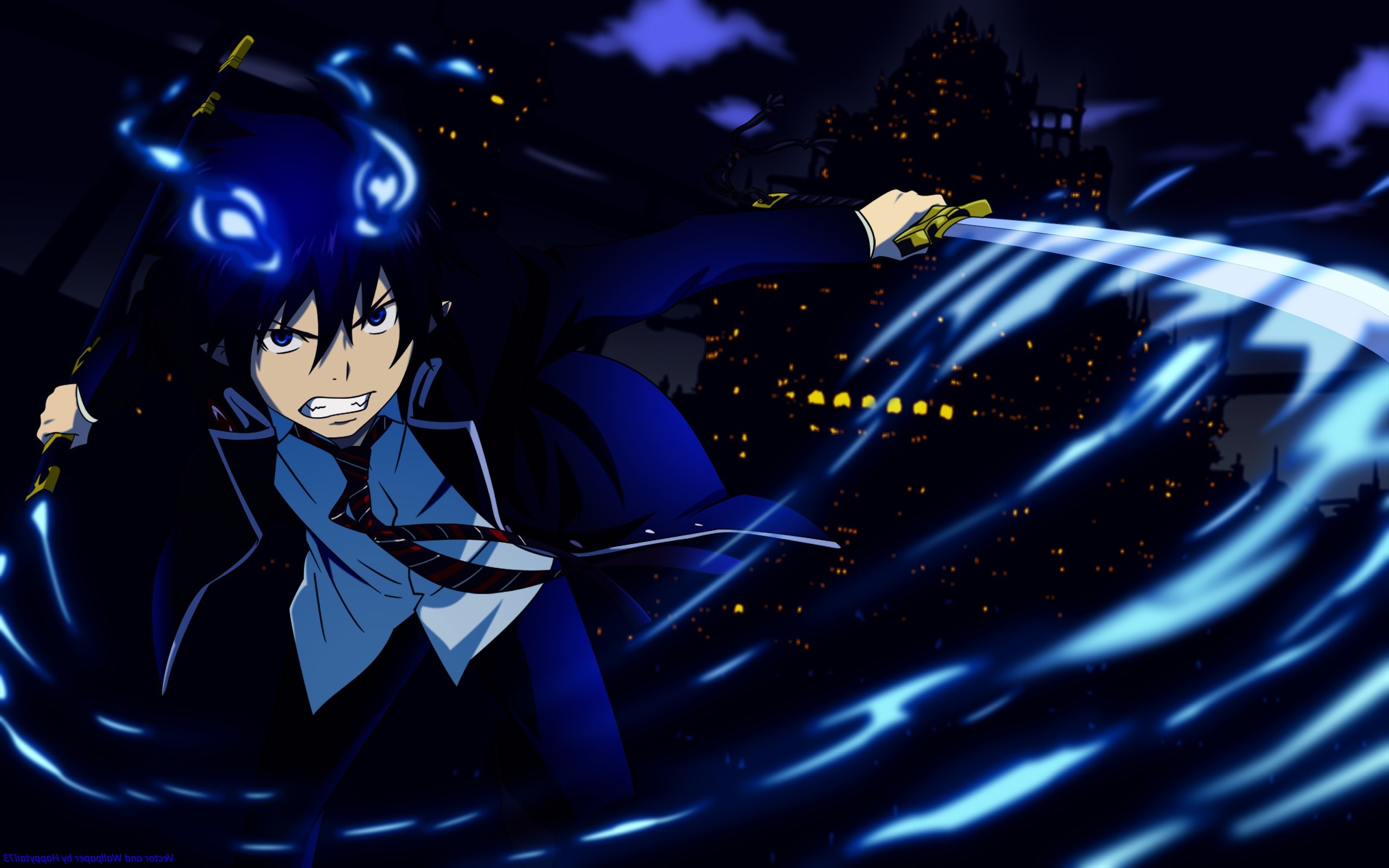 anime, Blue Exorcist, Demon, Okumura Rin Wallpaper HD / Desktop and Mobile Background