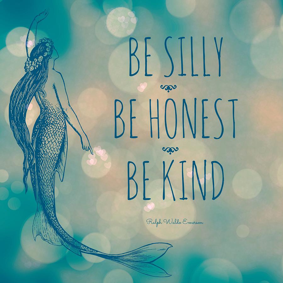 Silly Honest Kind Mermaid v5 Digital Art