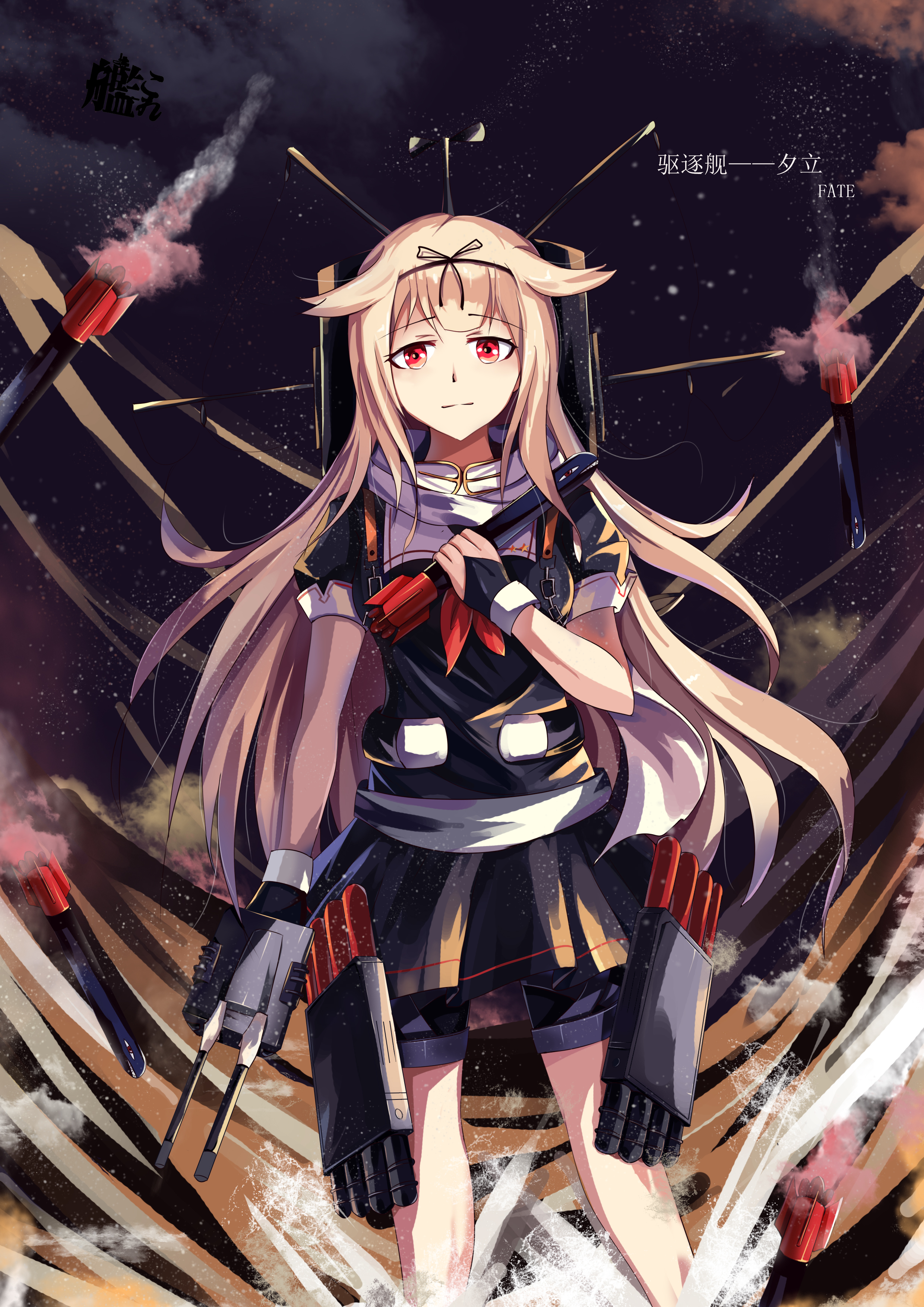 Yuudachi (Kantai Collection) Mobile Wallpaper Anime Image Board