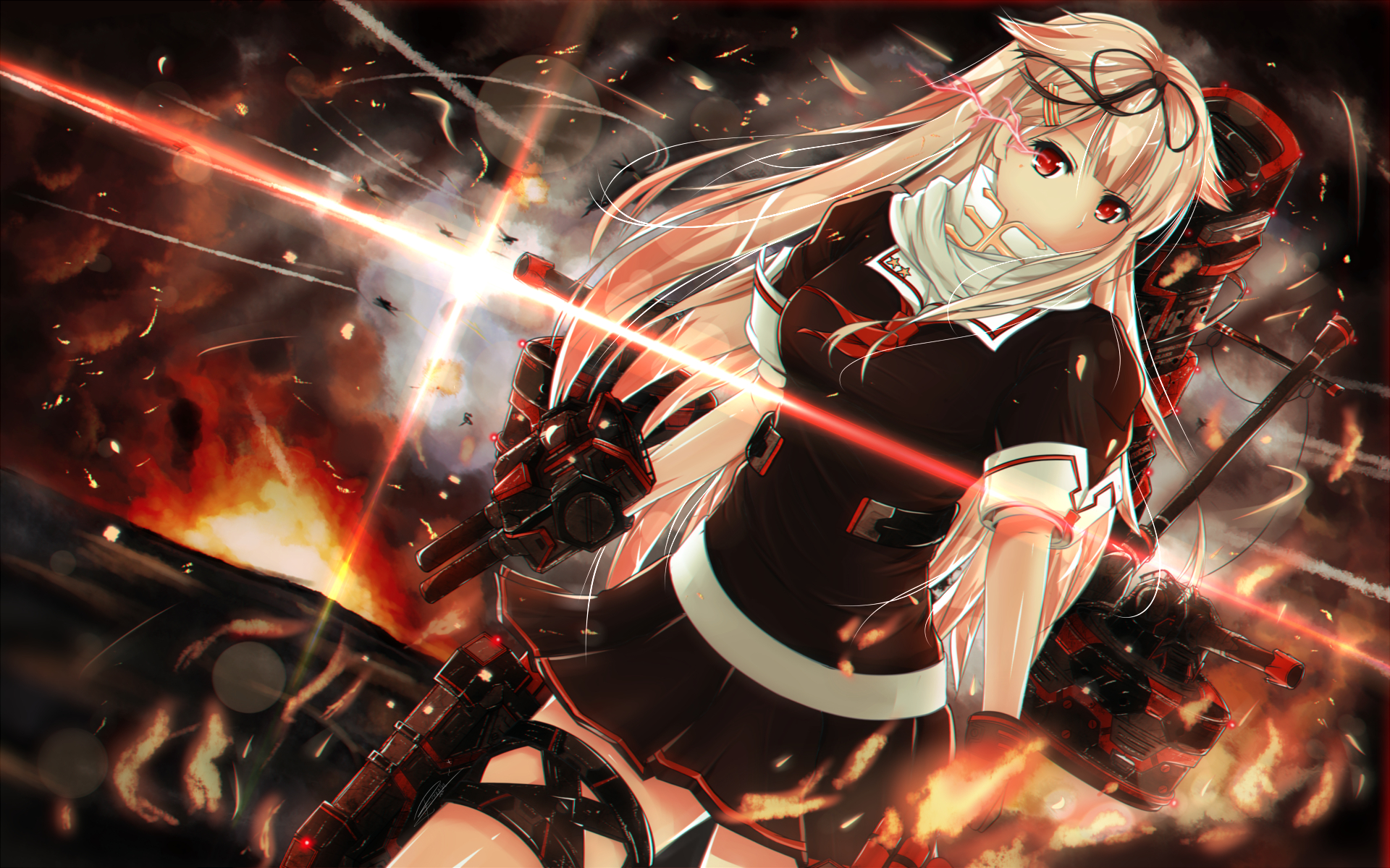 Yuudachi (Kantai Collection), Wallpaper Anime Image Board