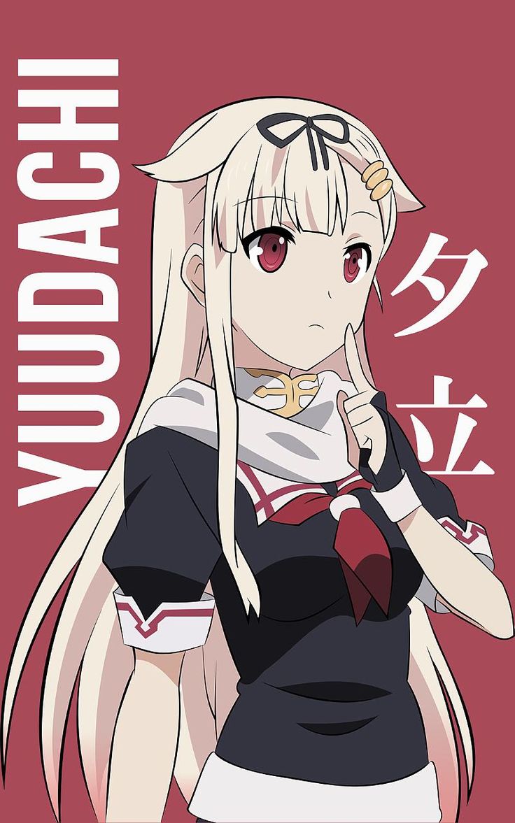 Yuudachi kancolle wallpaper, yuudachi wallpaper, yuudachi mobile wallpaper,. Anime character names, Anime characters, Anime