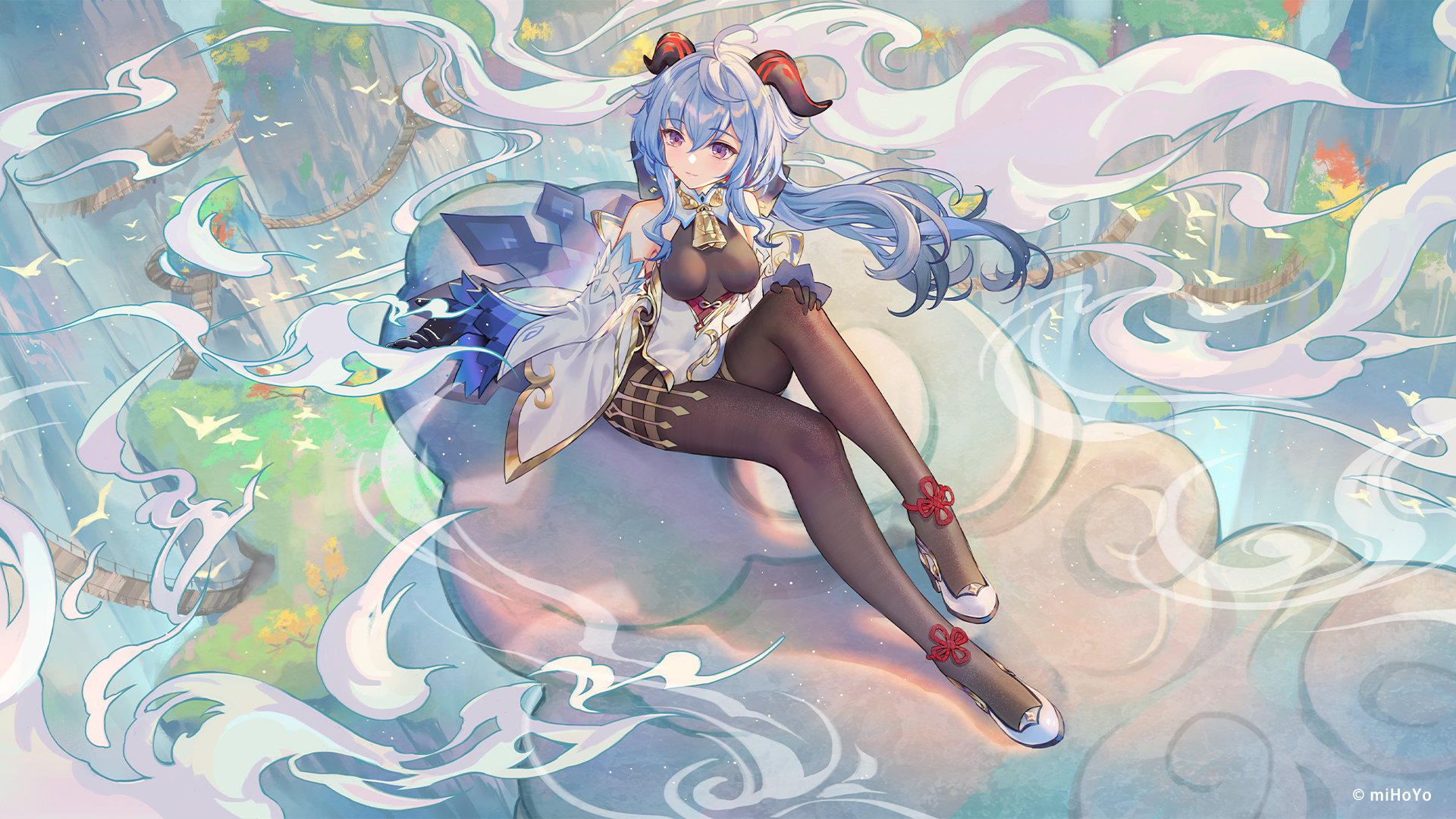 Official Ganyu Wallpaper in very good quality, enjoy the best waifu!