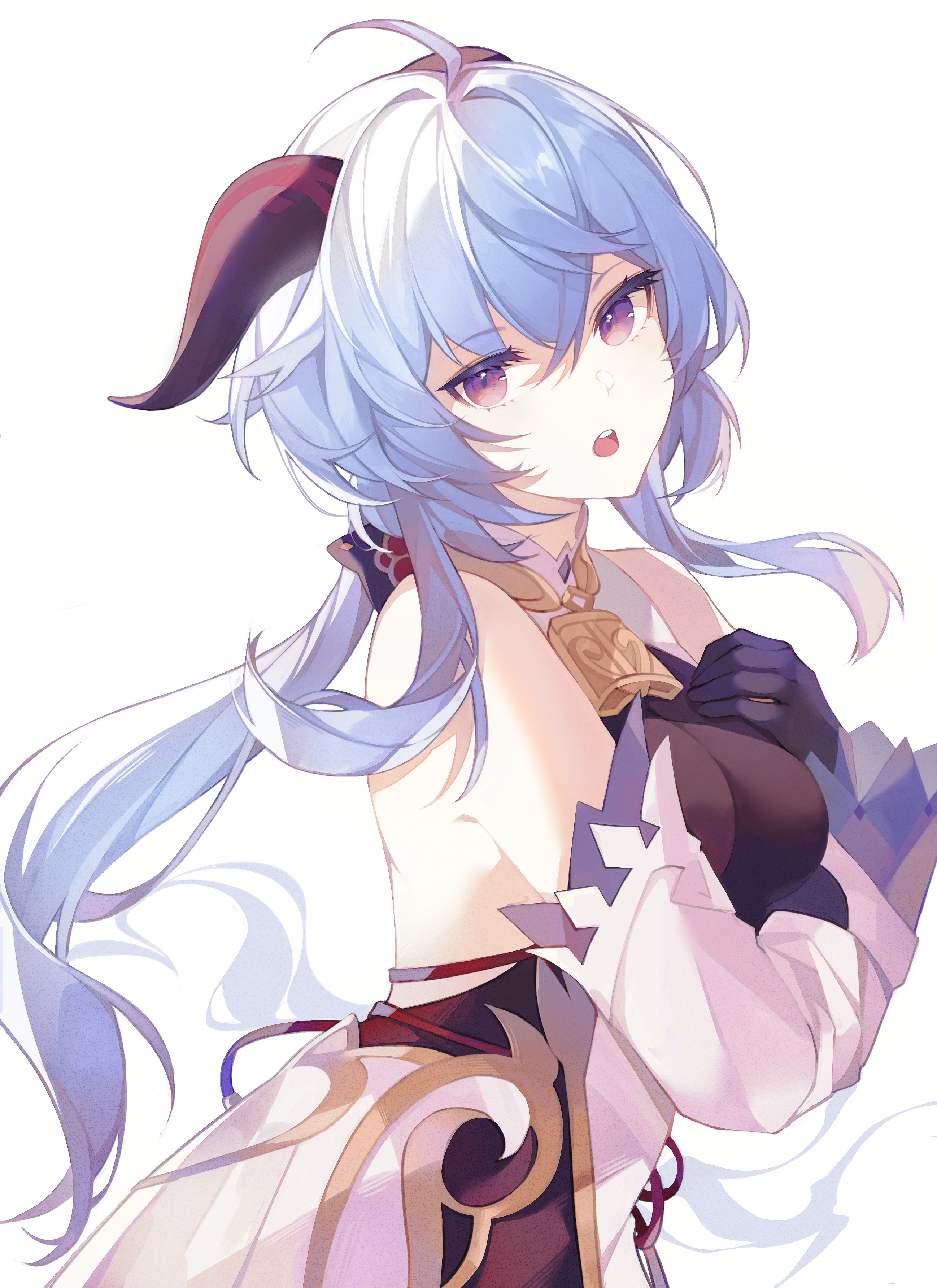 Anime Anime Girls Digital Art Artwork 2D Portrait Display Vertical Saibe Genshin Impact Ganyu Genshi Wallpaper:2596x3568